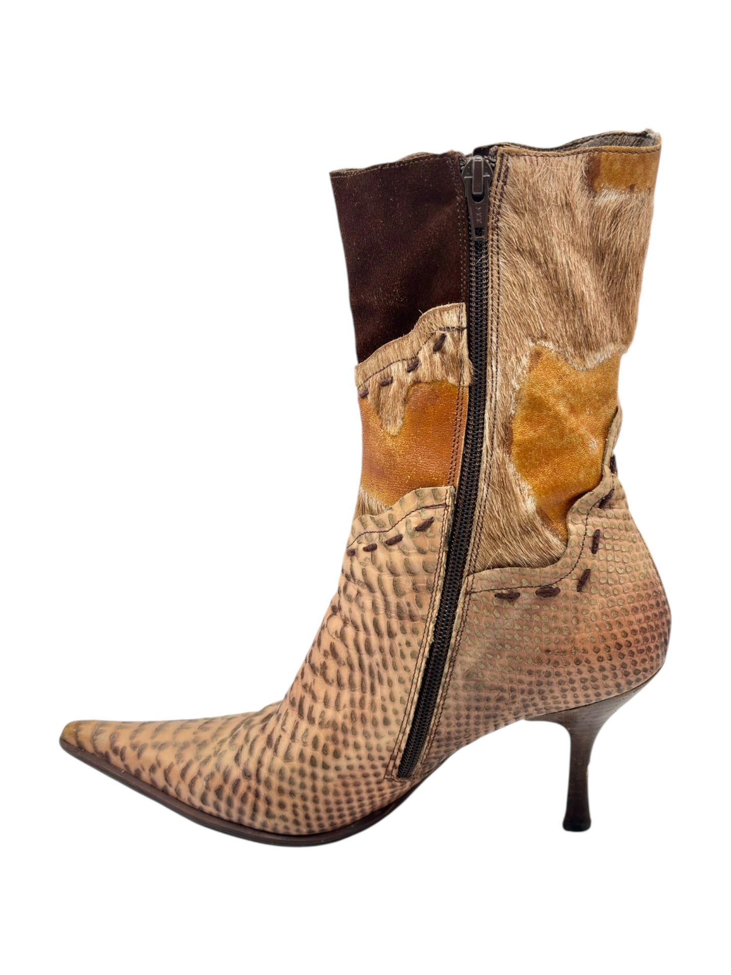 Vintage El Dantes snake patter heels size 39