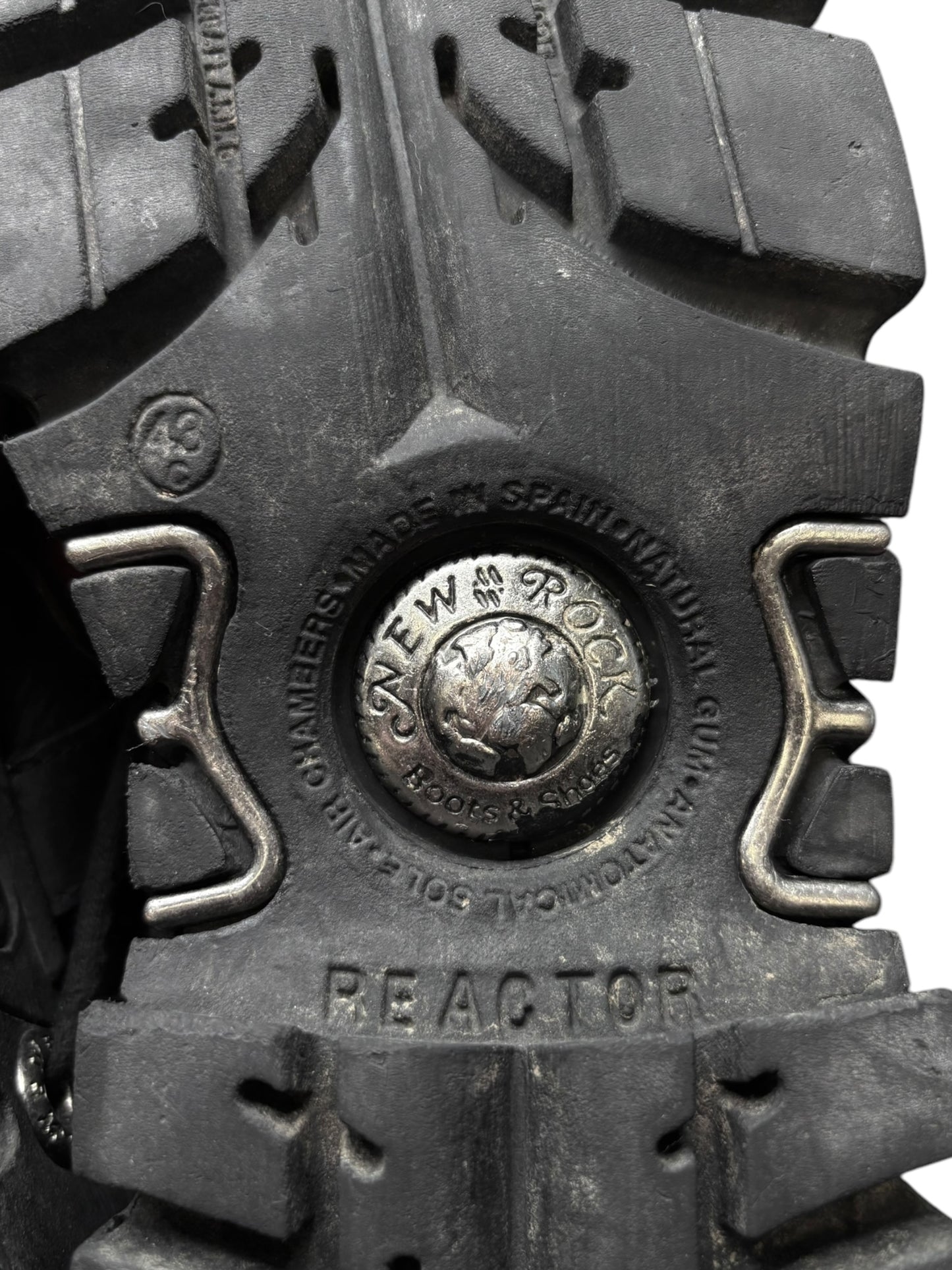 Vintage New Rock flame reactor boots size 43