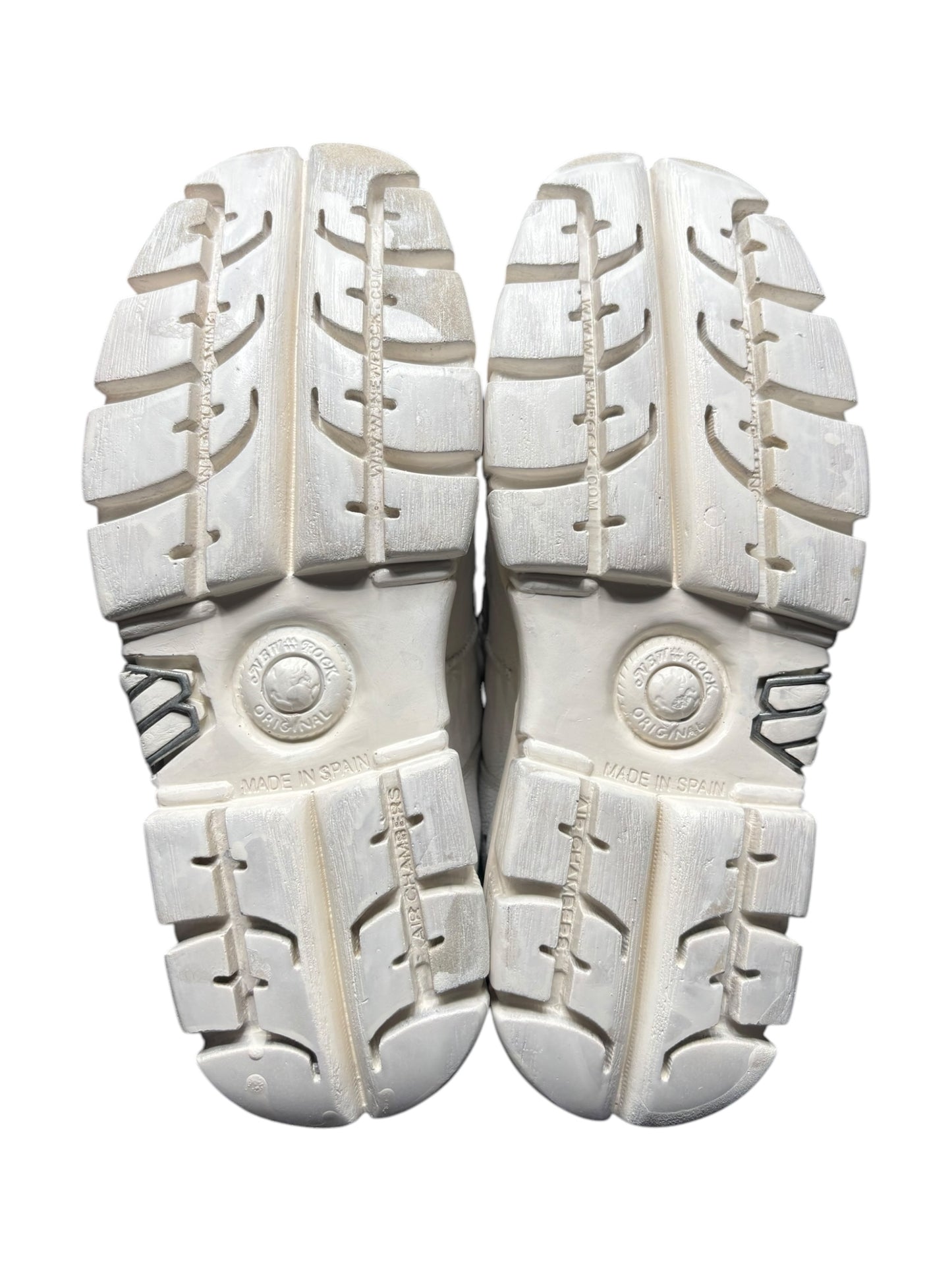 New Rock M-106 white platform boots size 43