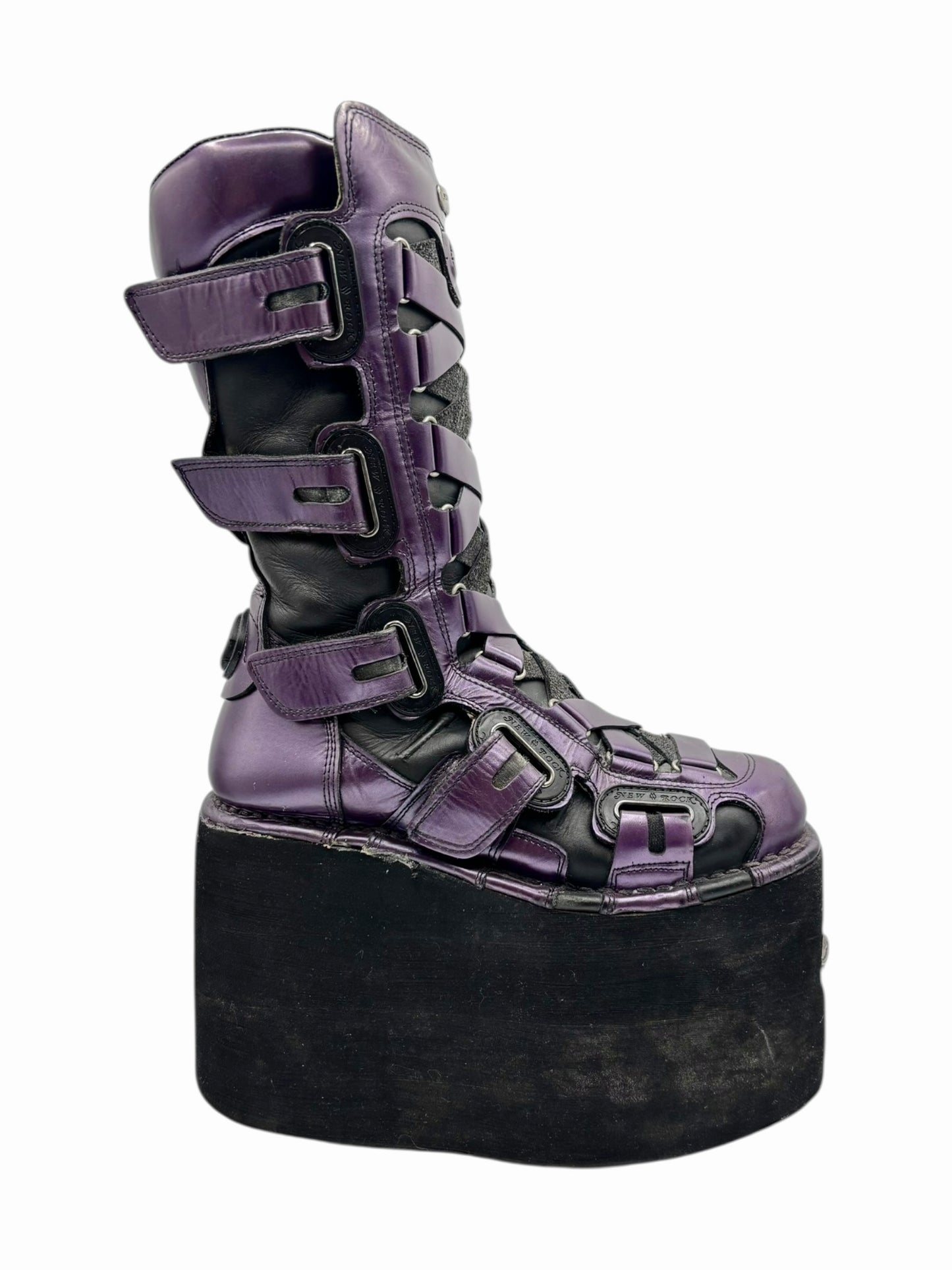 INSANELY RARE 1 of 1 vintage New Rock jupiter platform boots size 38