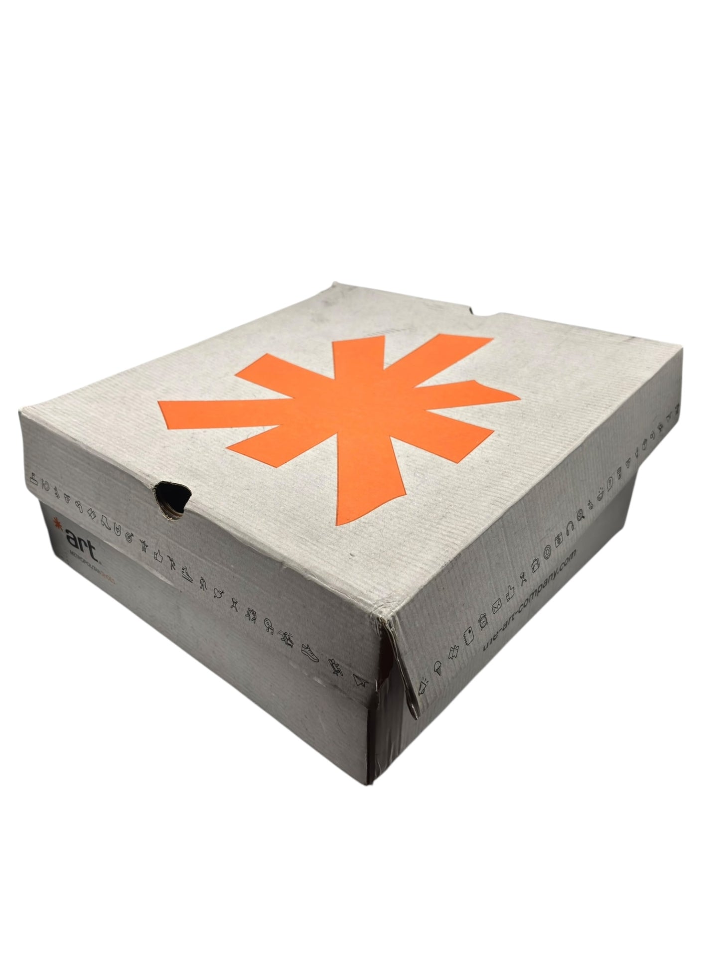 Vintage ART black leather platform boots size 39