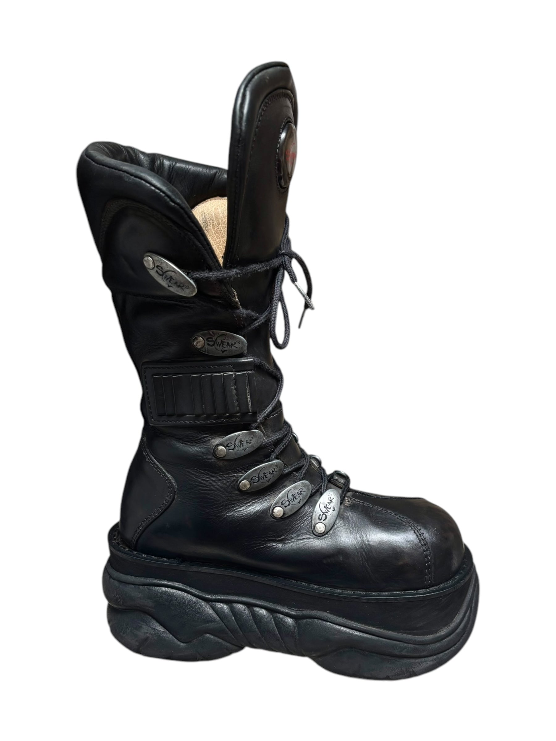 Vintage 90s Swear London alternative platform boots size 37
