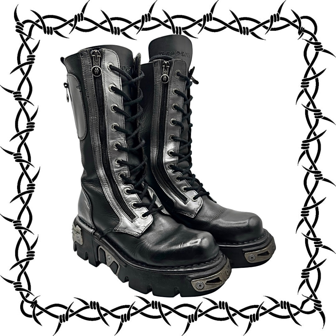 Vintage New Rock reactor boots size 39