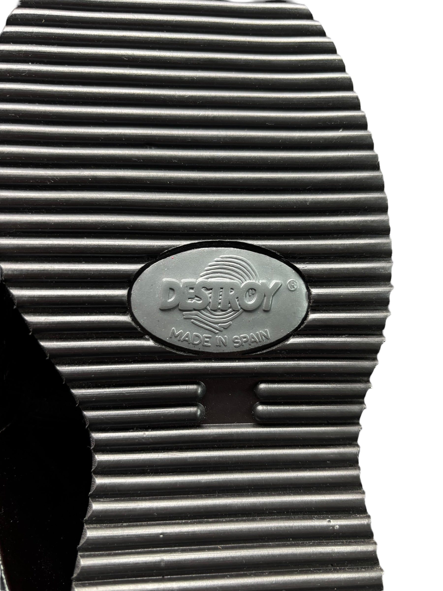 Vintage Destroy patent leather platform boots size 37