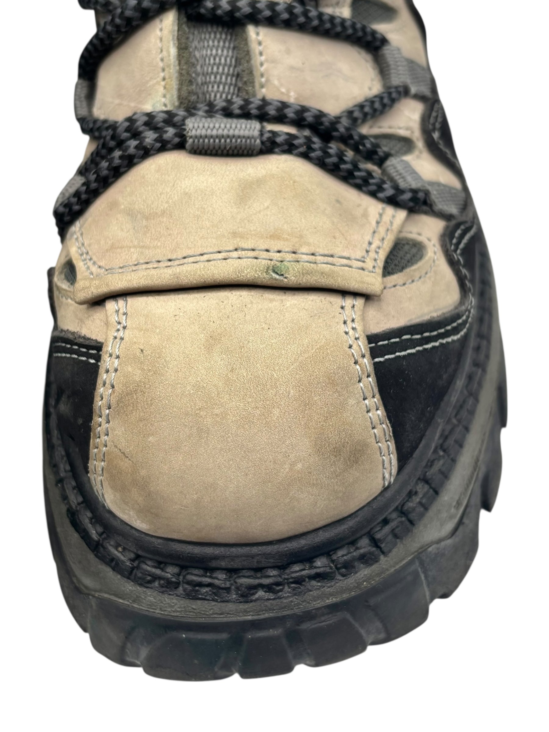 Vintage Gordon Jack black/beige platform boots size 41