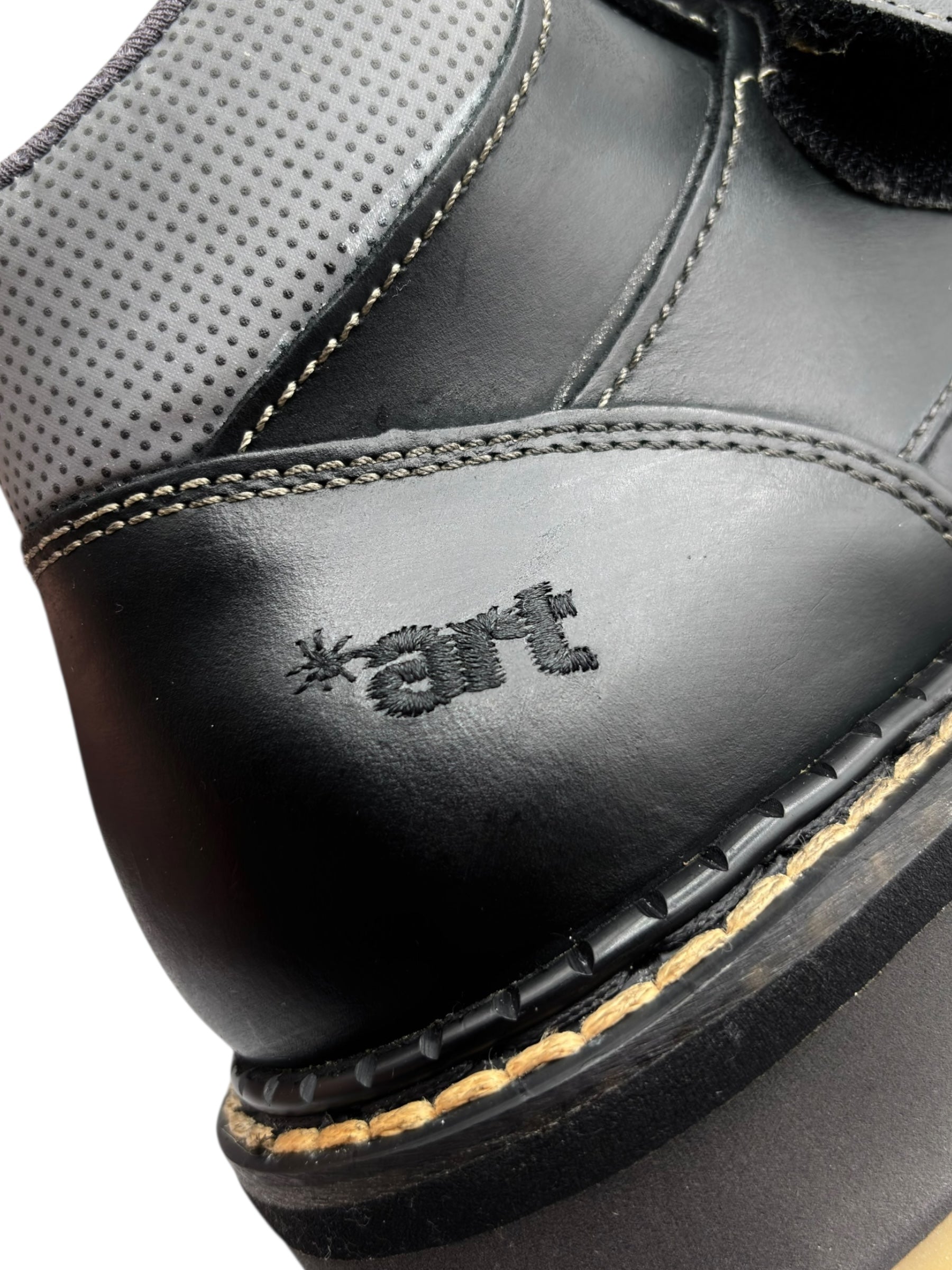 Vintage ART M401 foxxil black platform boots size 41