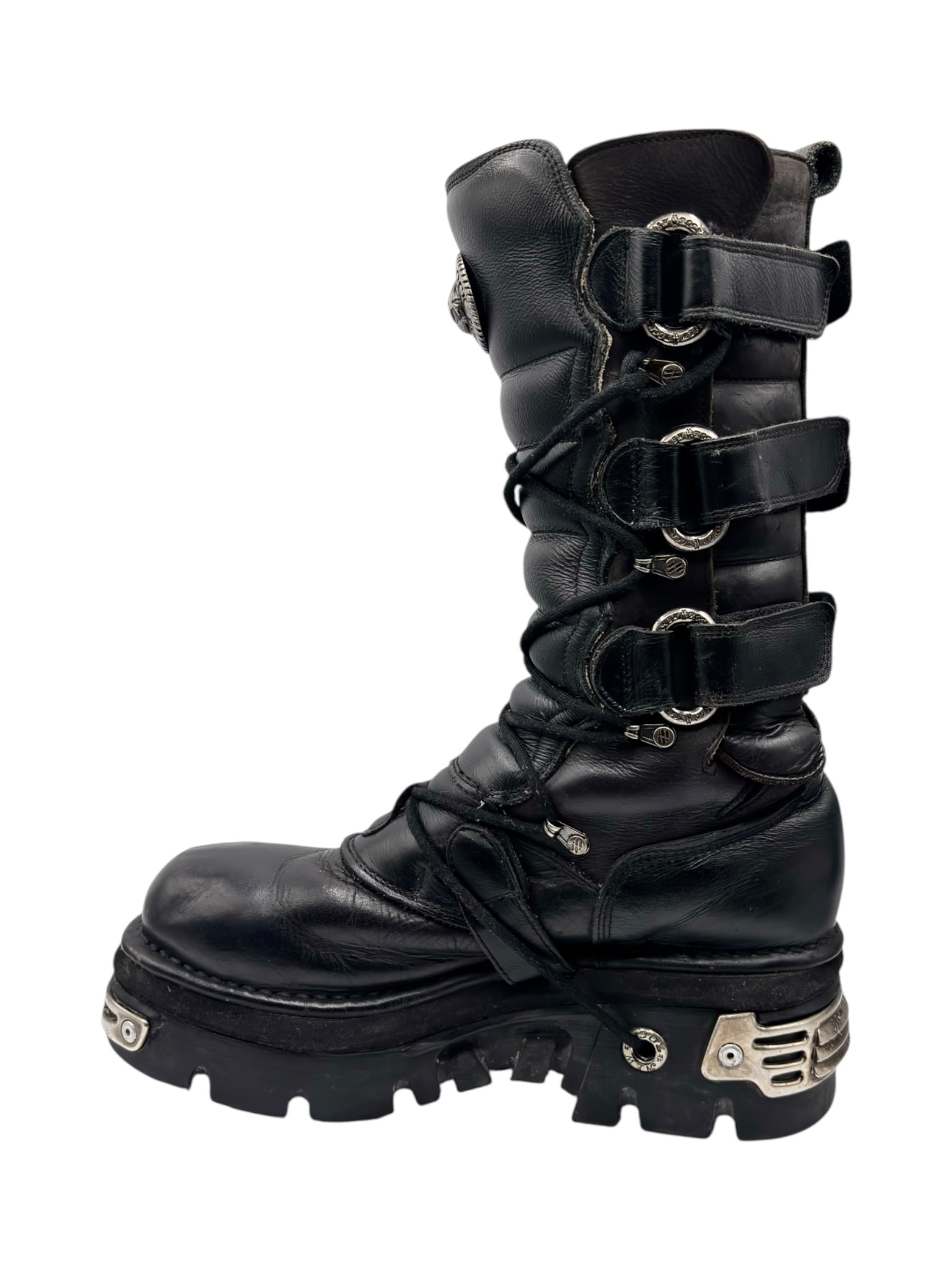 Vintage New Rock knee high reactor boots size 45