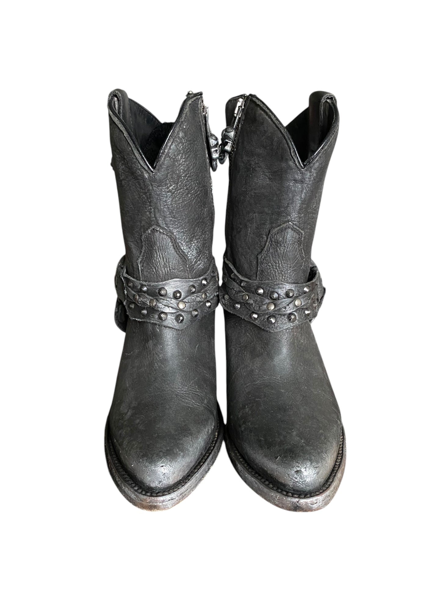 New Rock leather cowboy boots size 37