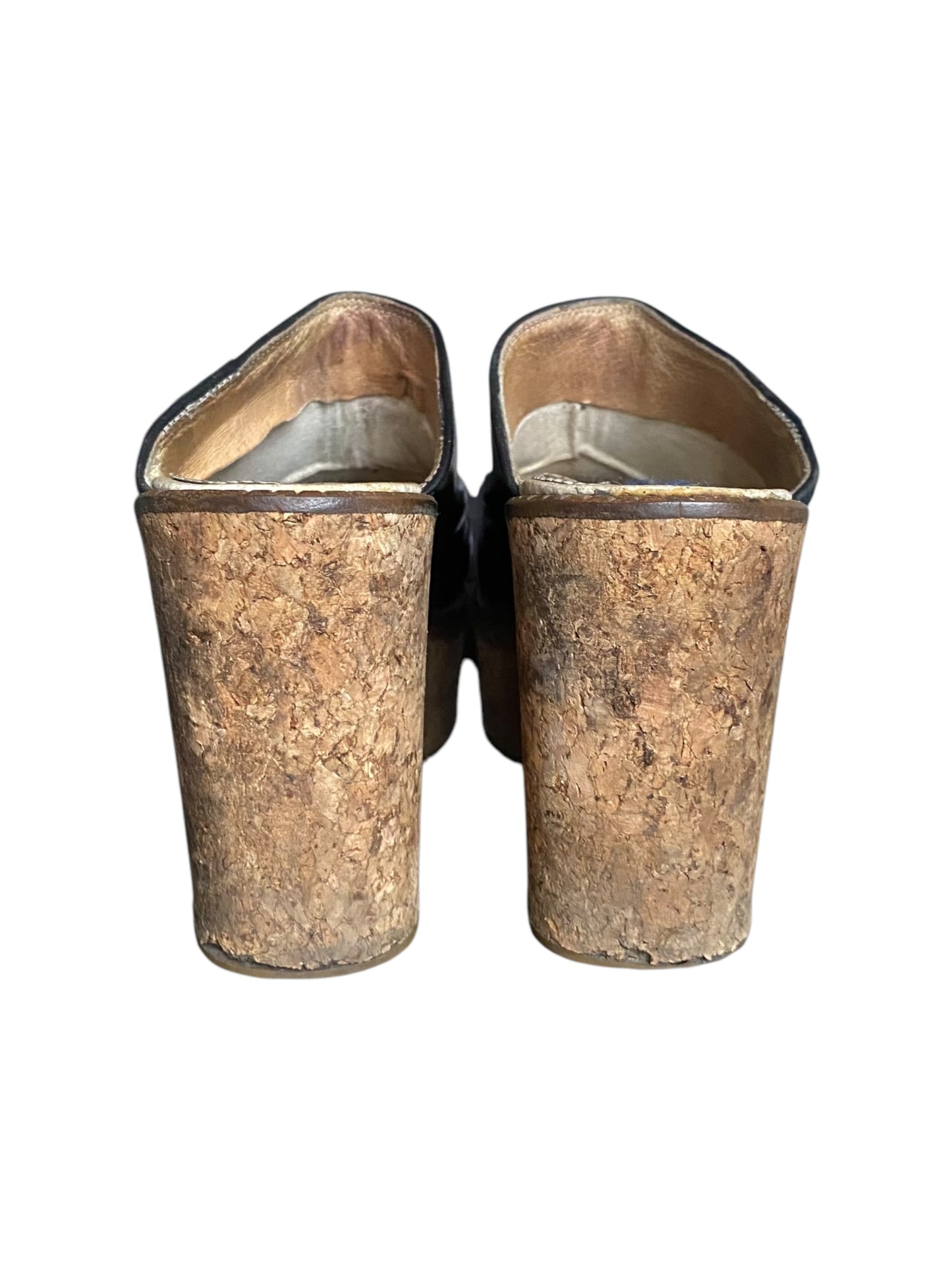 Vintage Destroy leather mules size 36