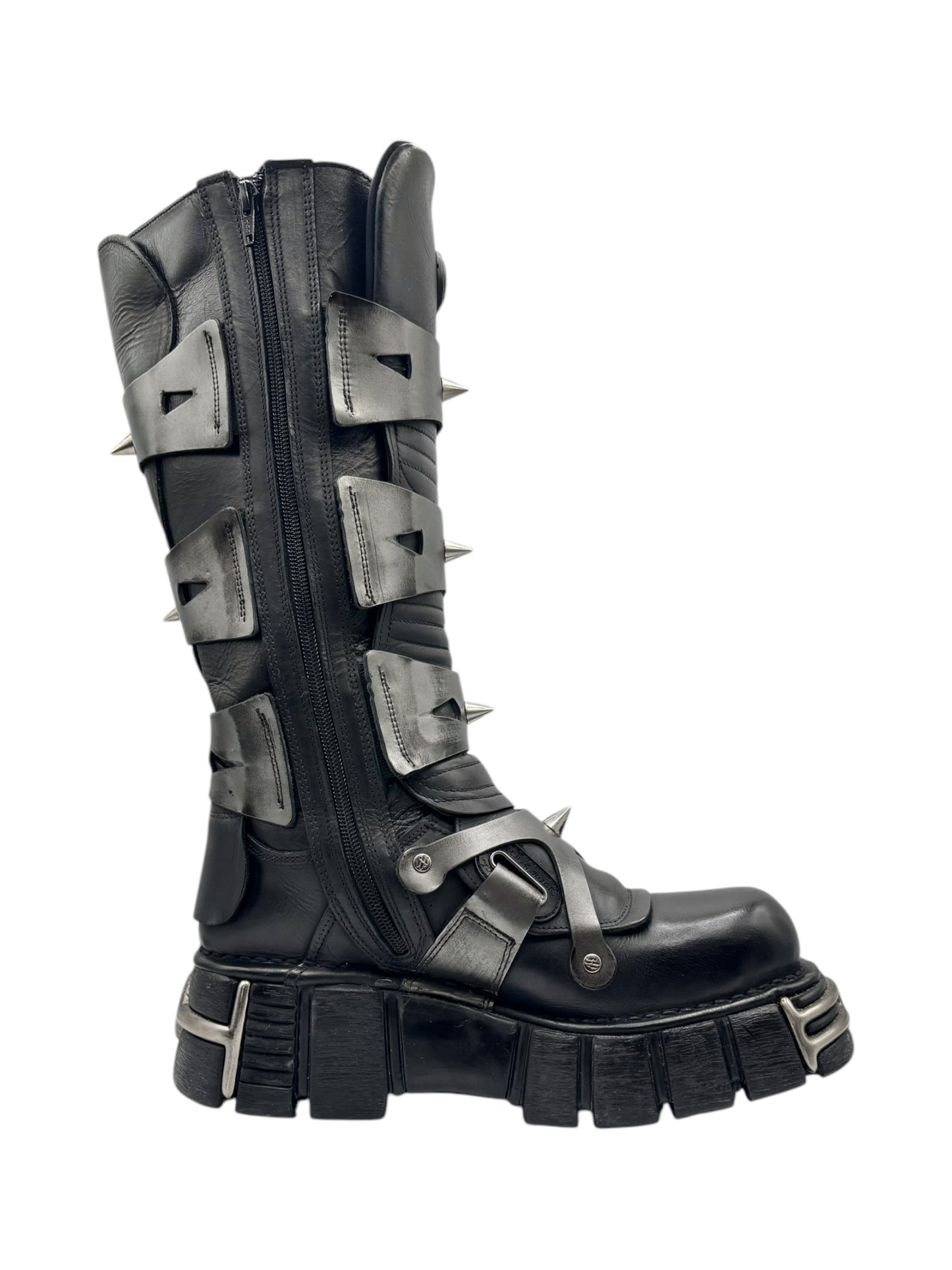 Vintage New Rock M-735-C10 knee high boots size 42