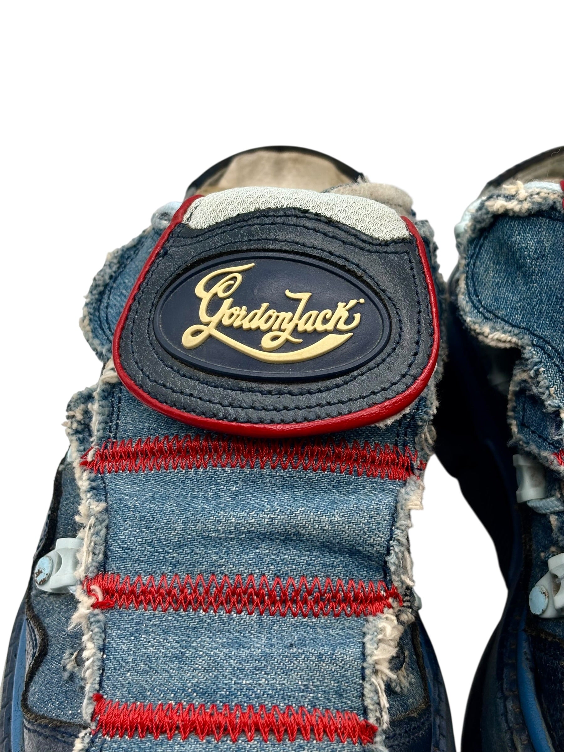 Vintage Gordon Jack denim platform clogs size 36