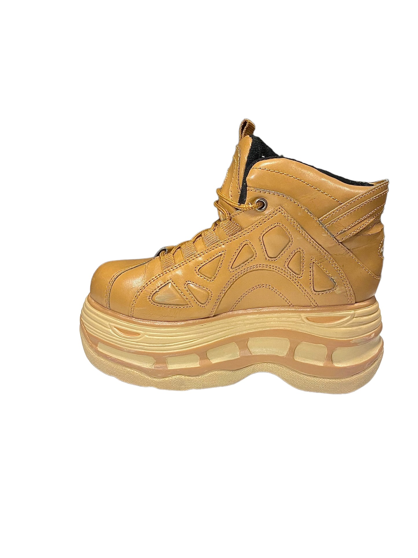 Vintage Actonic leather platform boots size 39