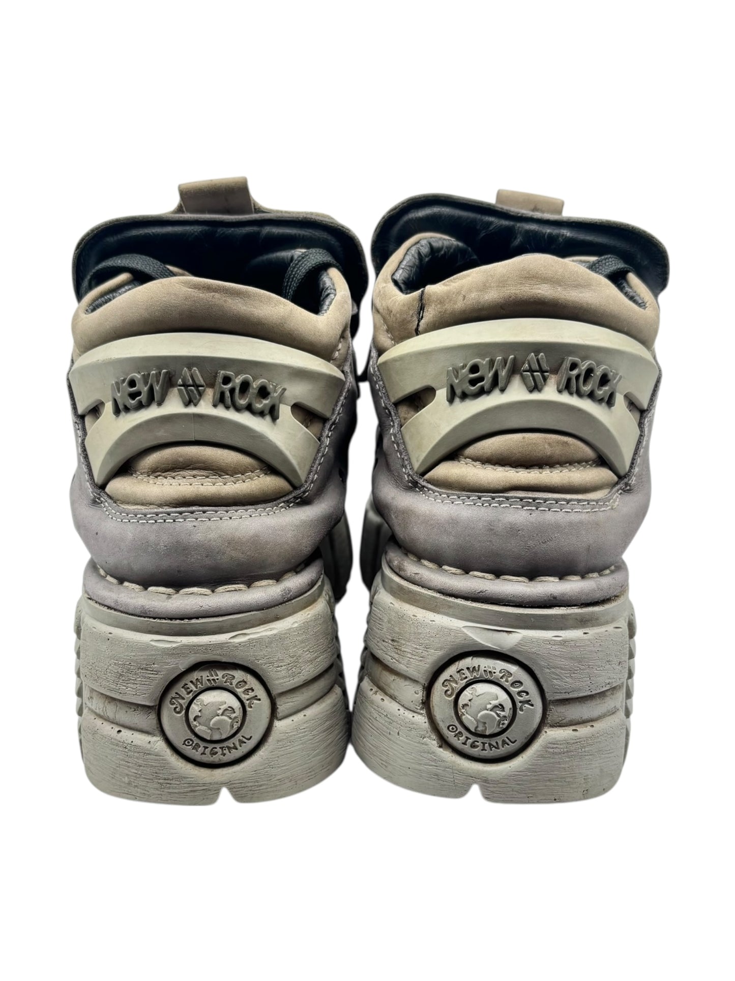 New Rock M-106 grey platform boots size 43