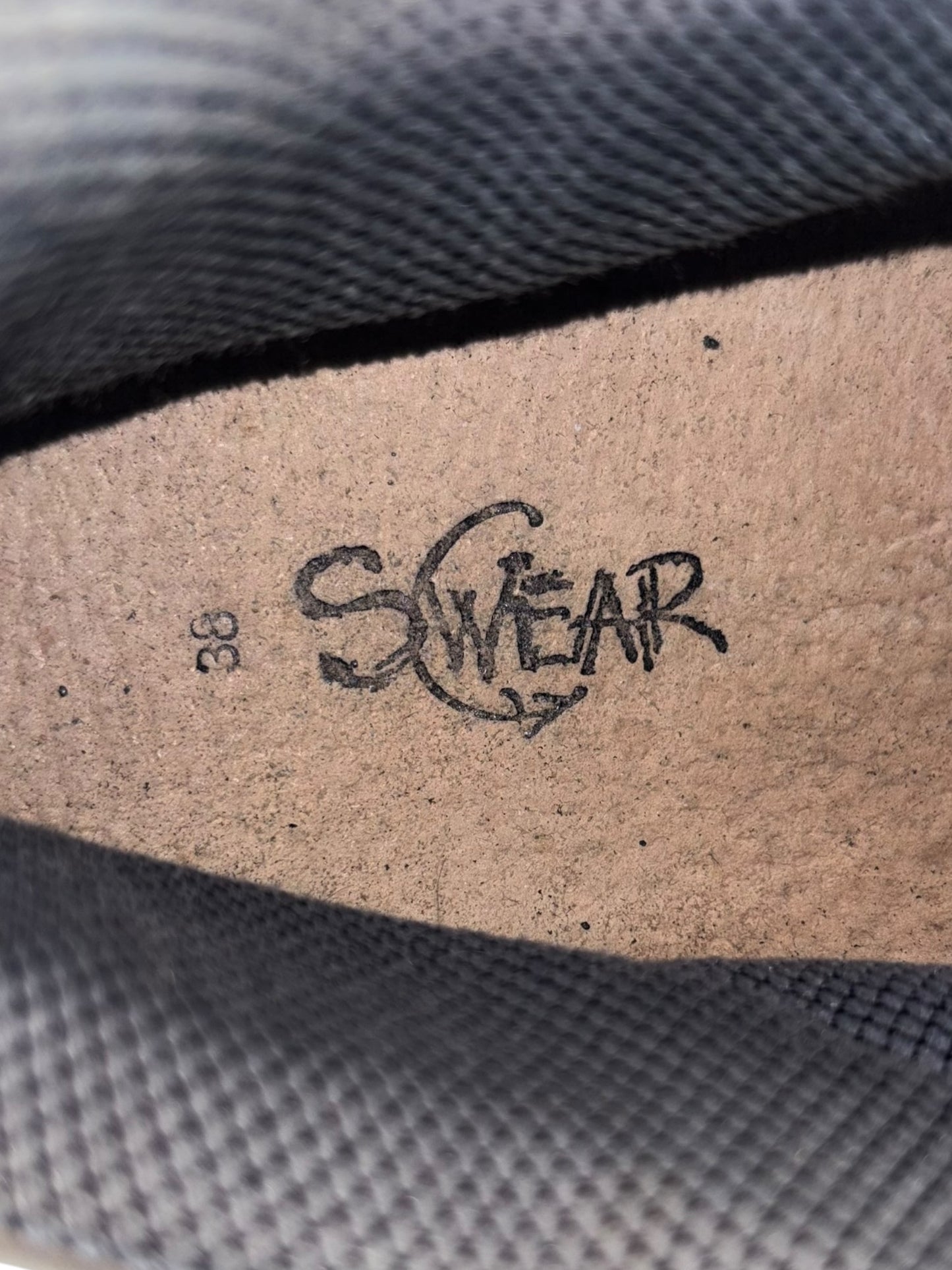 Swear London street mix blue platform boots Size 38 size 38