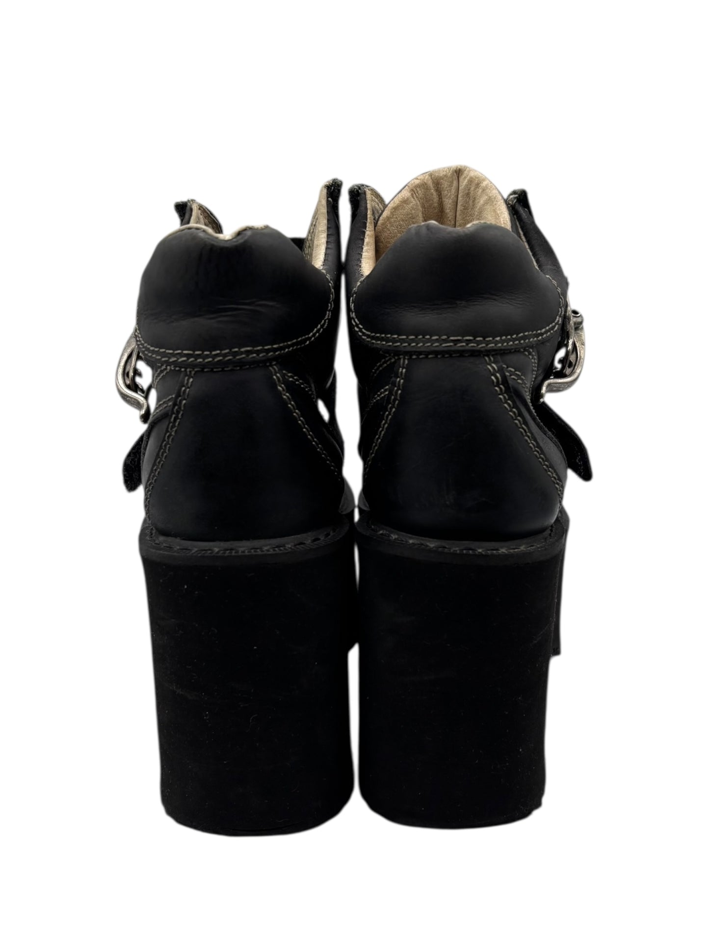 Vintage Swear London platform wedge boots size 36