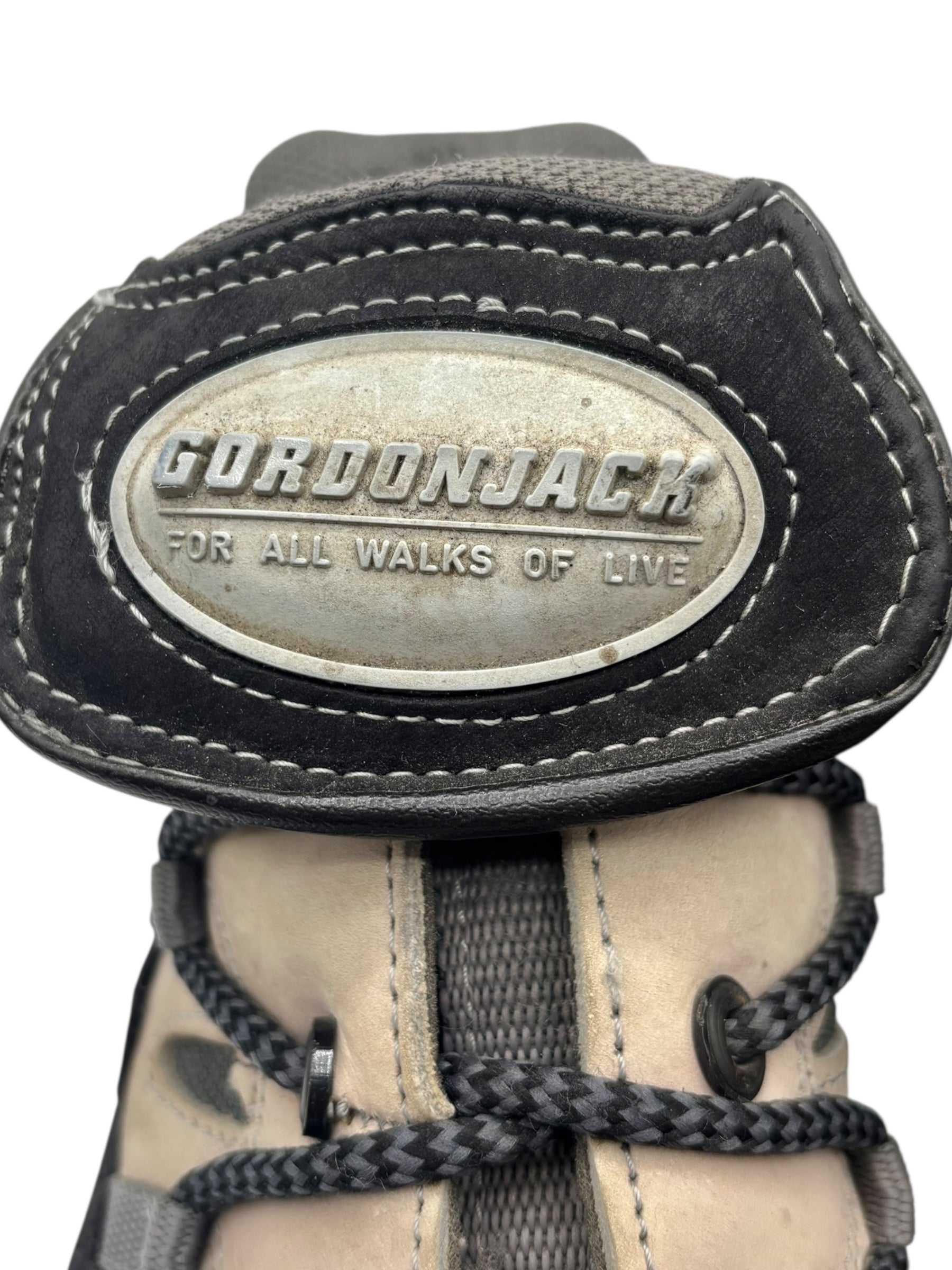 Vintage Gordon Jack black/beige platform boots size 41