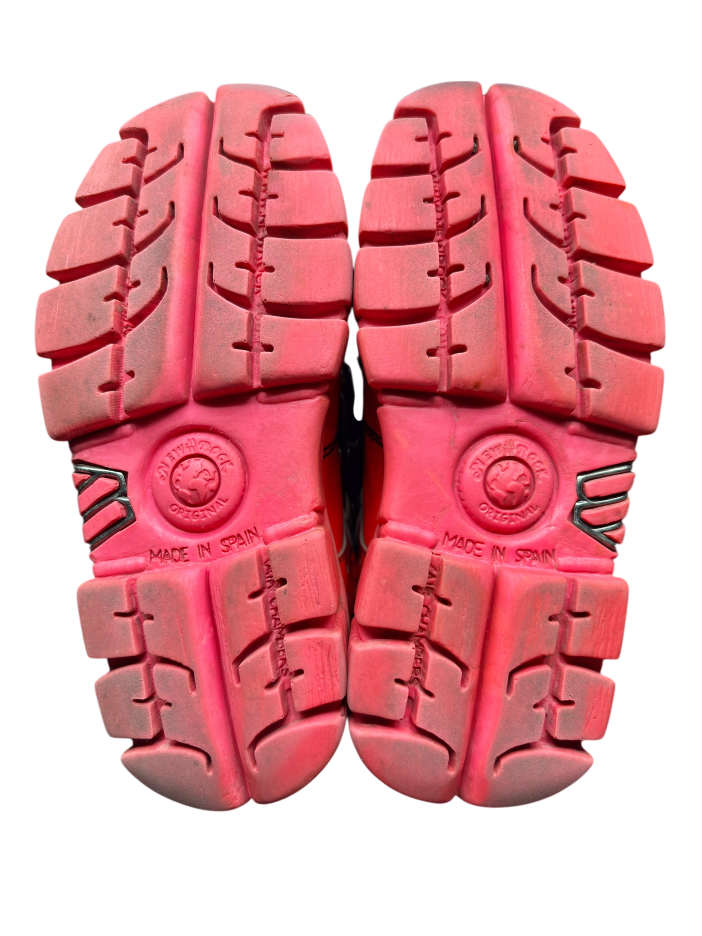 New Rock M-106 bright pink platform boots size 38