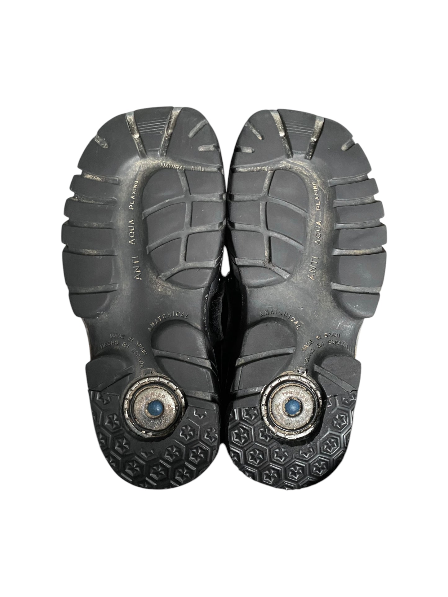 RARE vintage New Rock spiked techno platform boots size 41