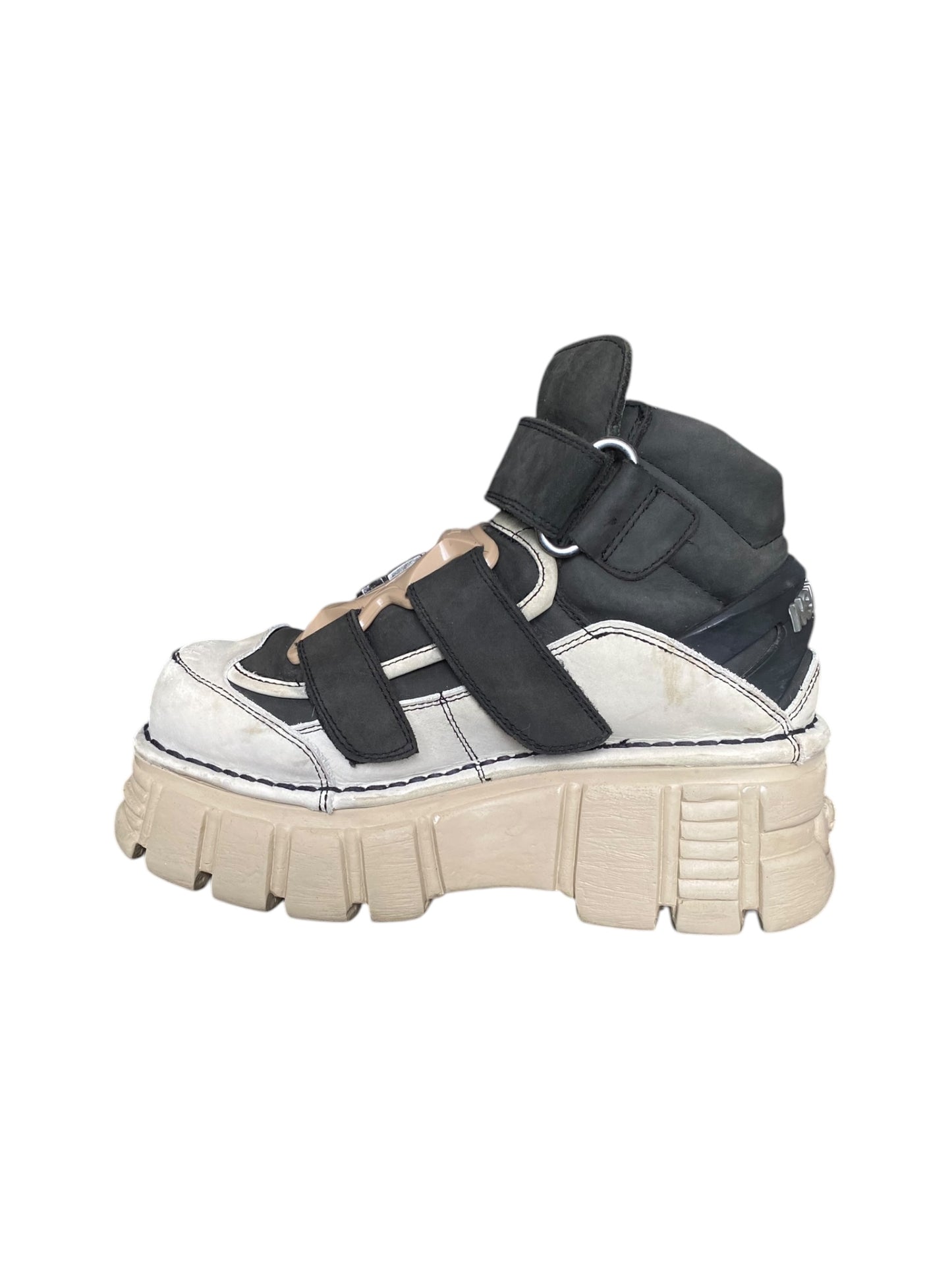 Vintage New Rock M-285 beige platform boots size 40