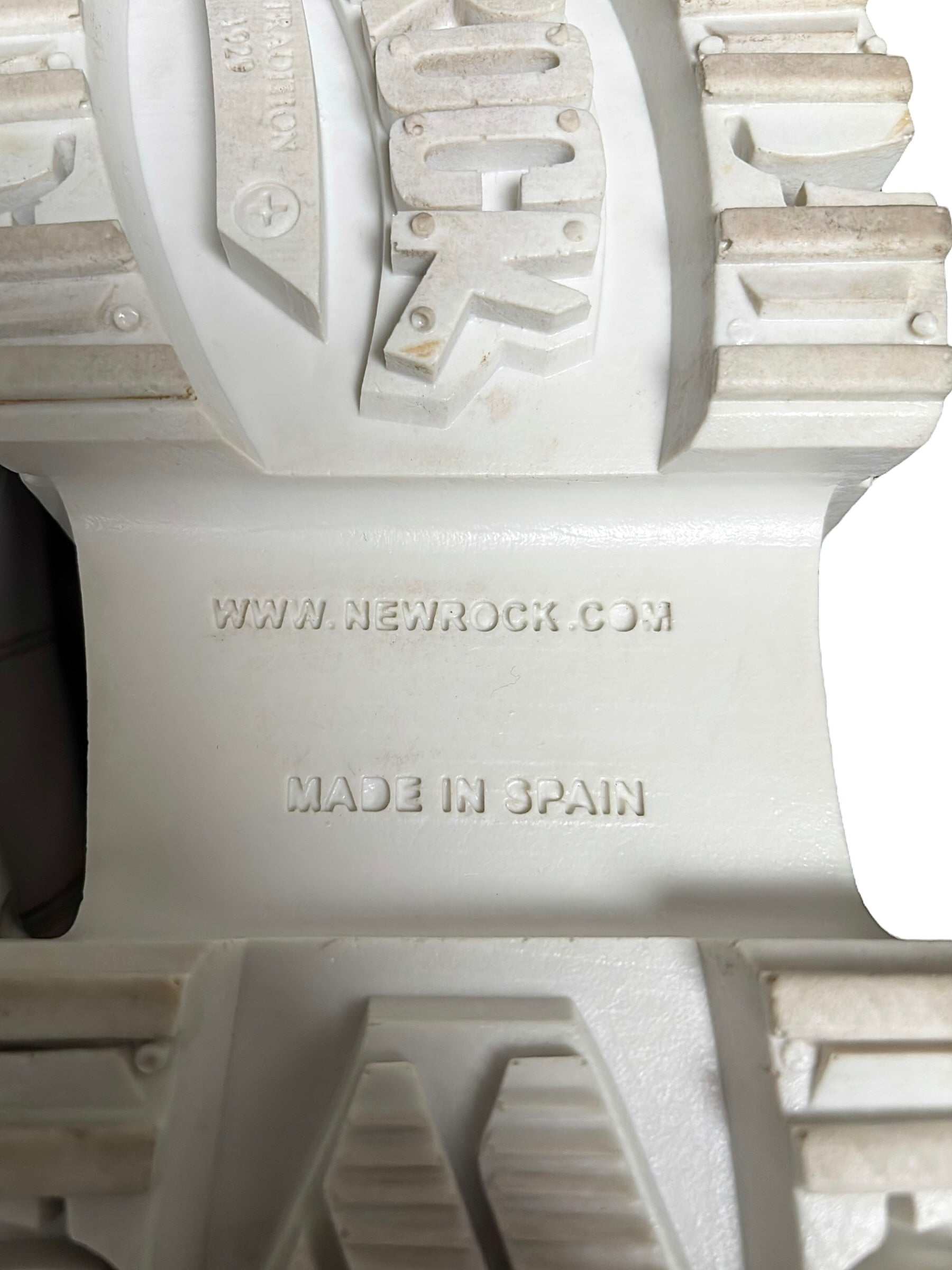 New Rock white M-TANK leather platform boots size 45