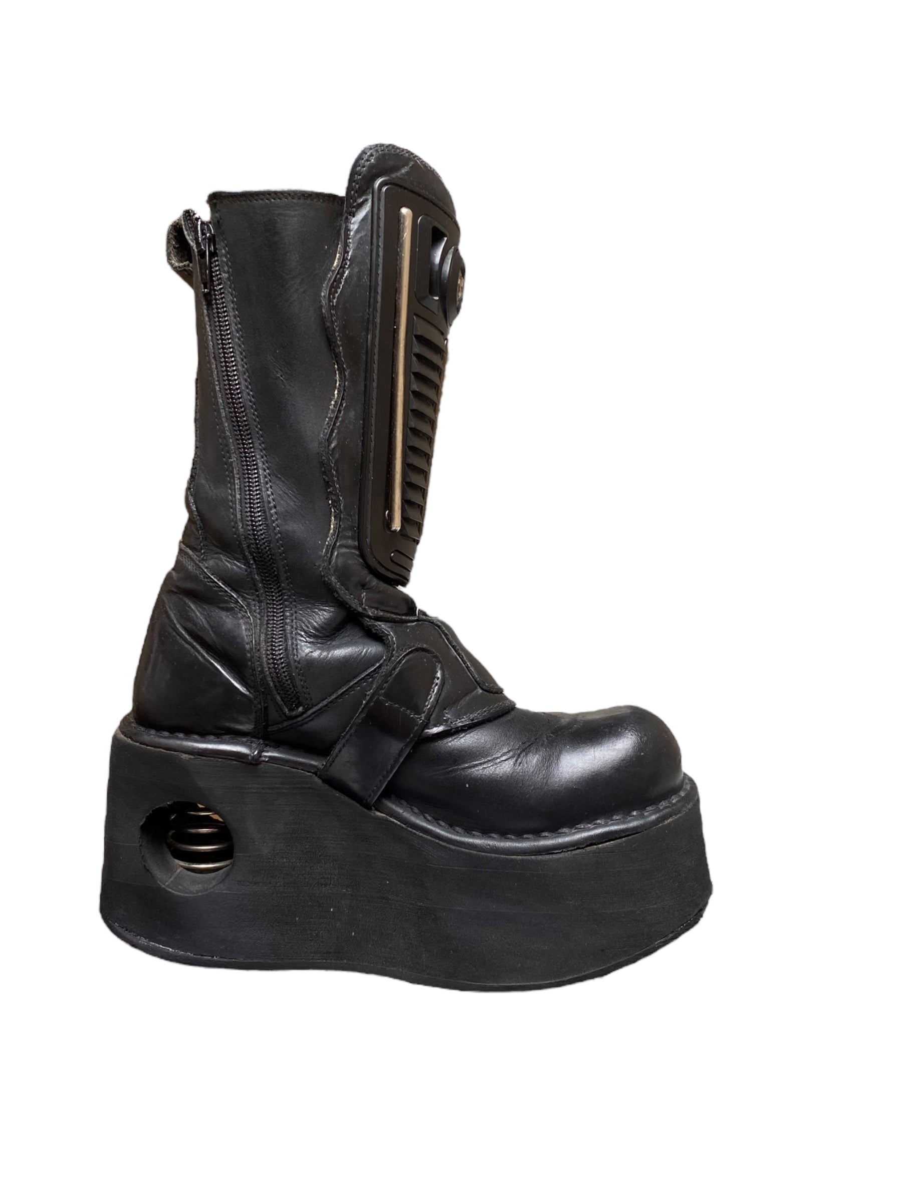 Vintage New Rock neptuno platform boots size 37