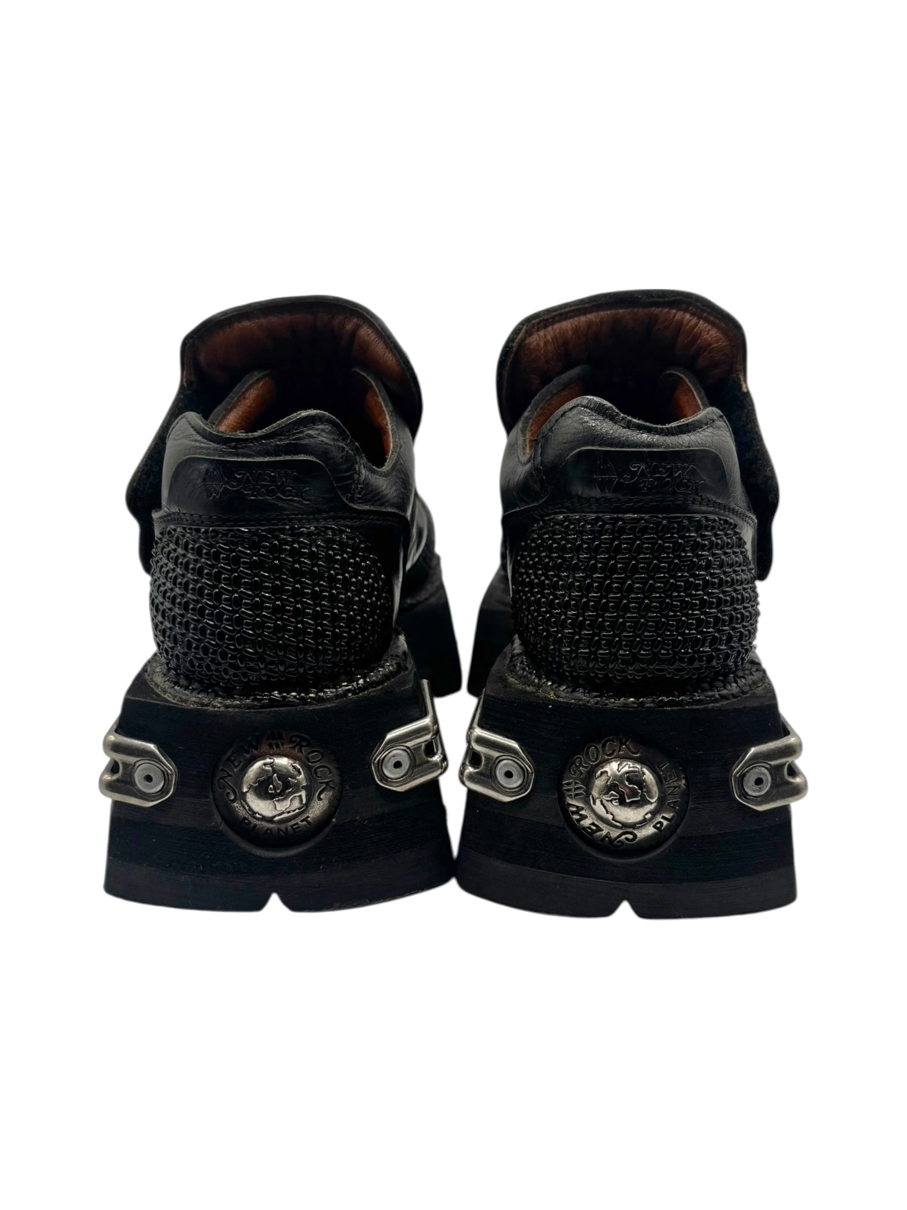 Vintage New Rock atom platform boots size 43