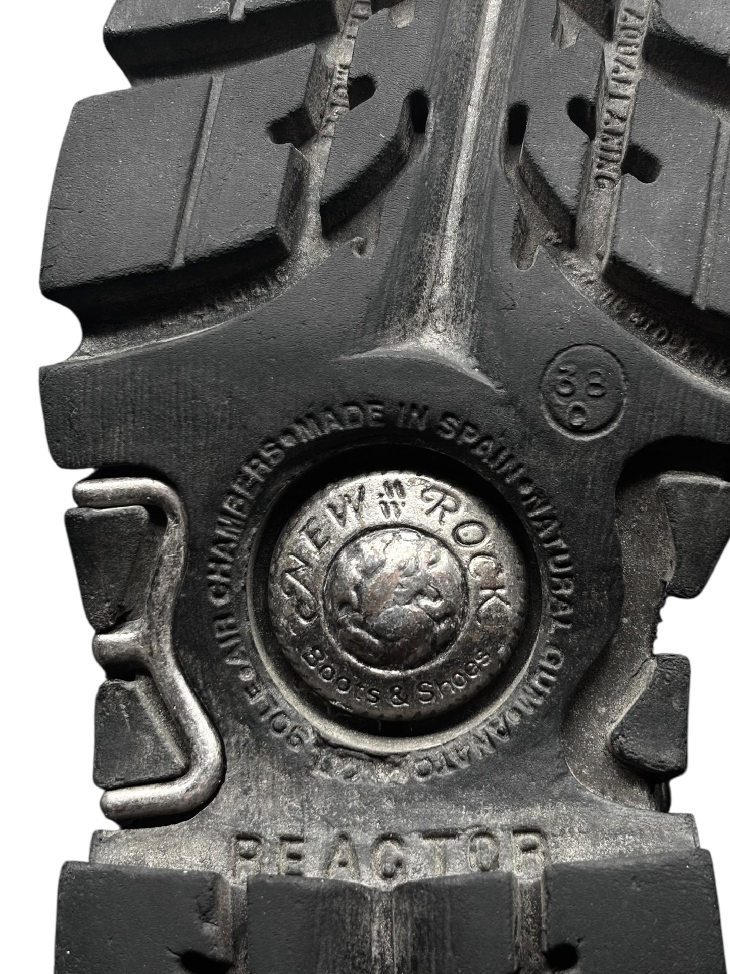 Vintage New Rock studded platform boots size 38