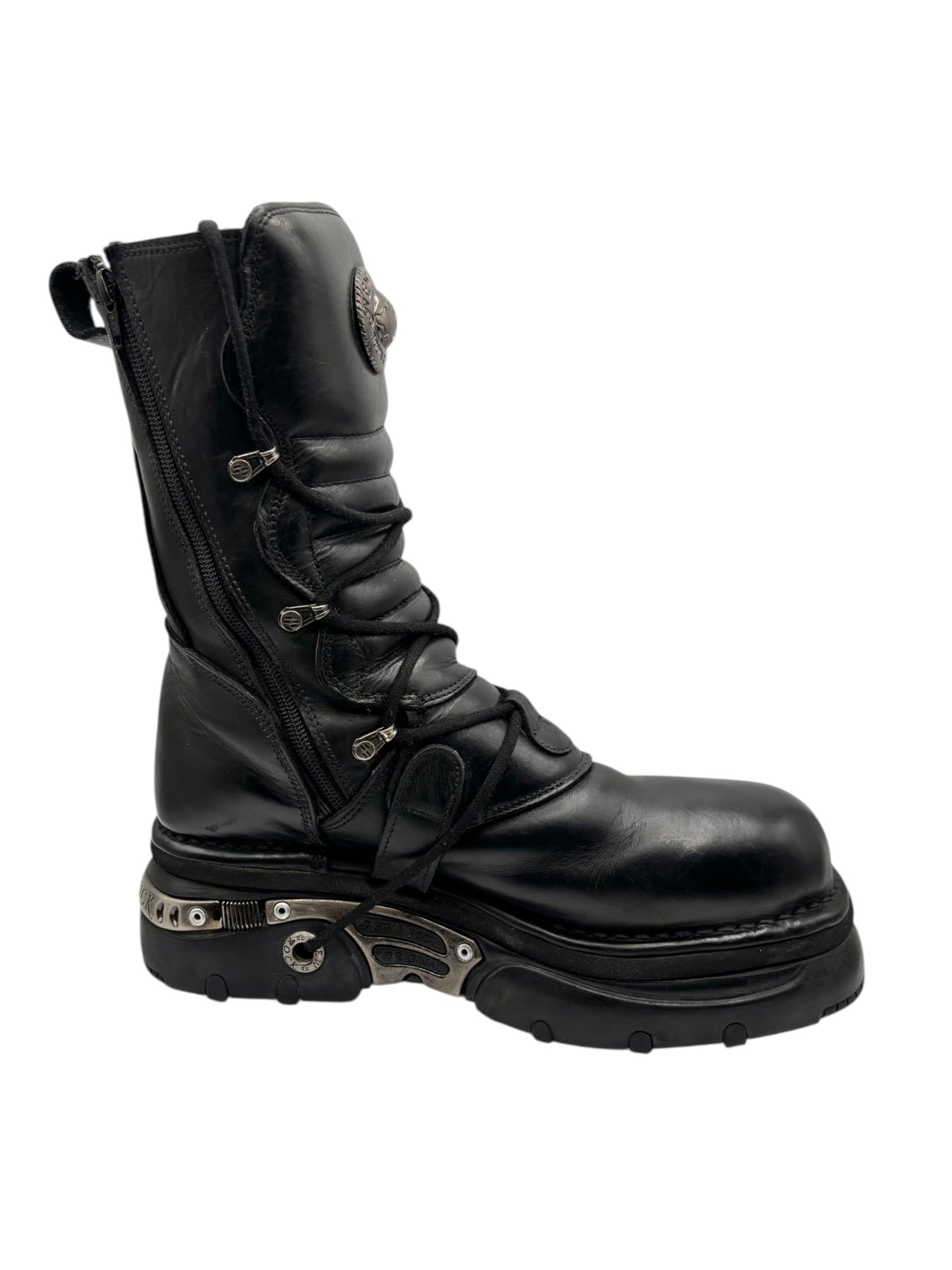 Vintage New Rock mid-calf platform boots size 45