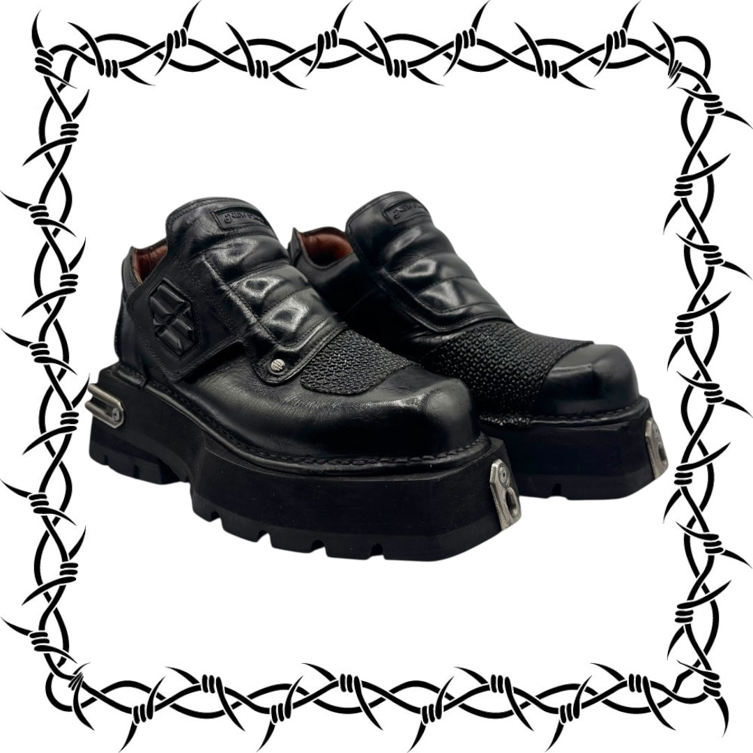 Vintage New Rock atom platform boots size 43