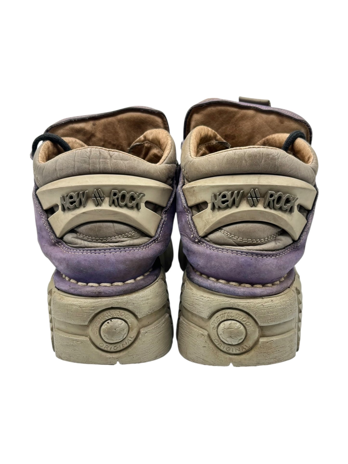 New Rock M-106 purple platform boots size 39