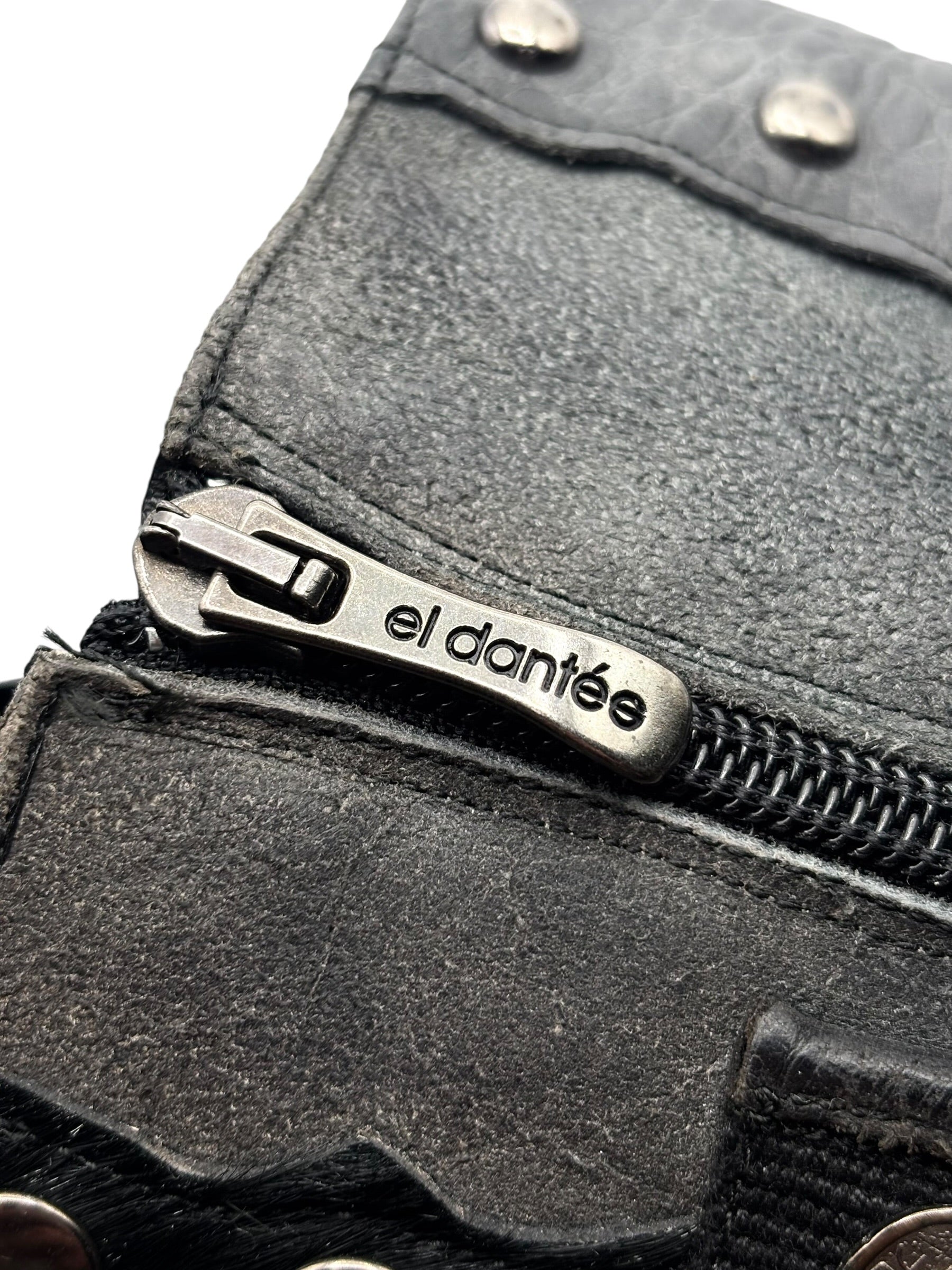 Vintage El Dantes knee high leather boots size 36