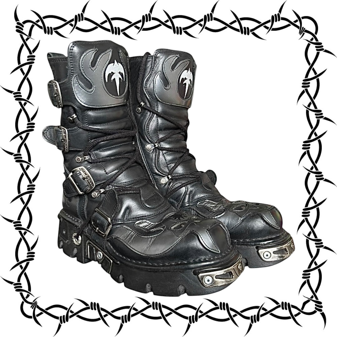 Vintage New Rock reactor boots size 41