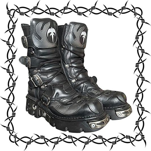 Vintage New Rock reactor boots size 41