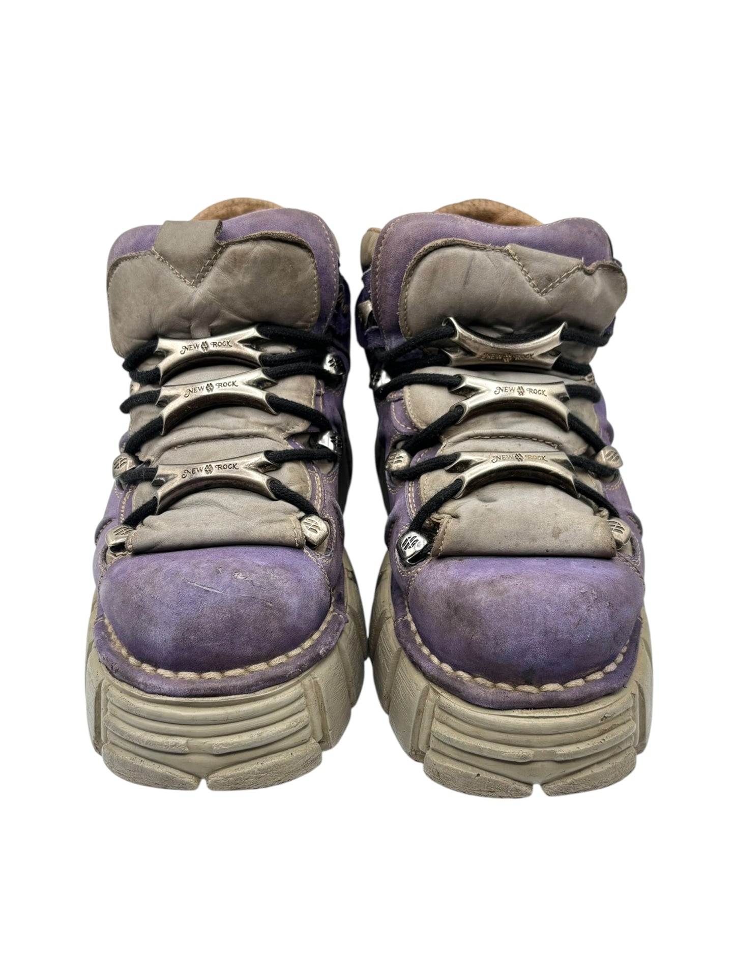New Rock M-106 purple platform boots size 39