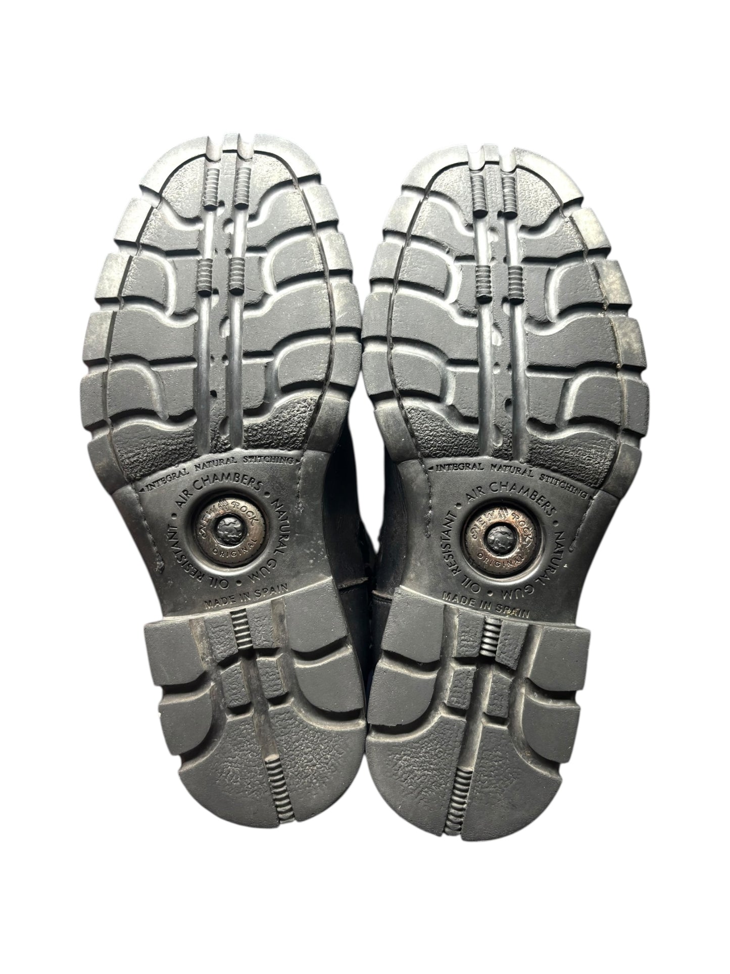 Vintage New Rock leather biker boots size 44