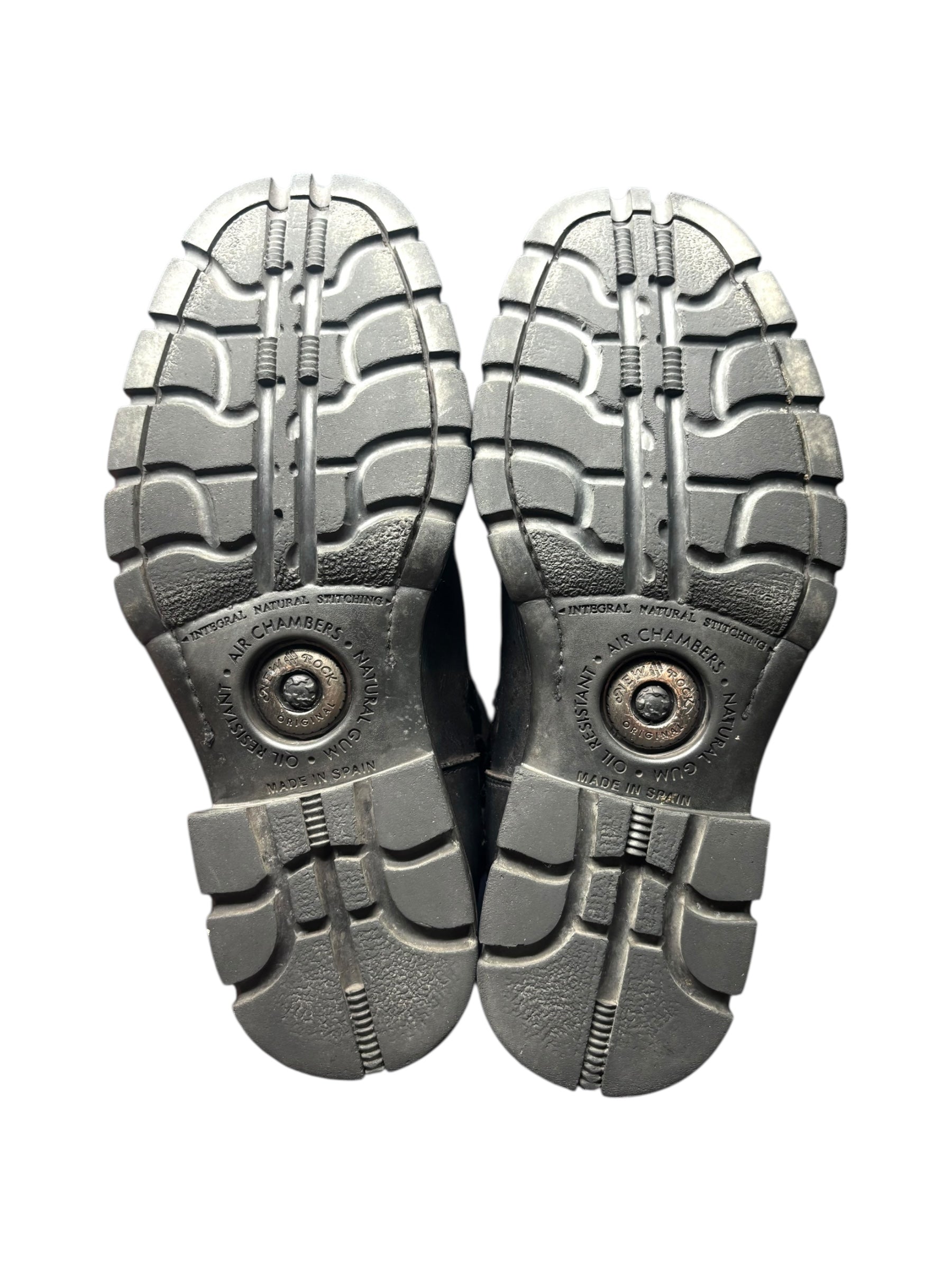 Vintage New Rock leather biker boots size 44