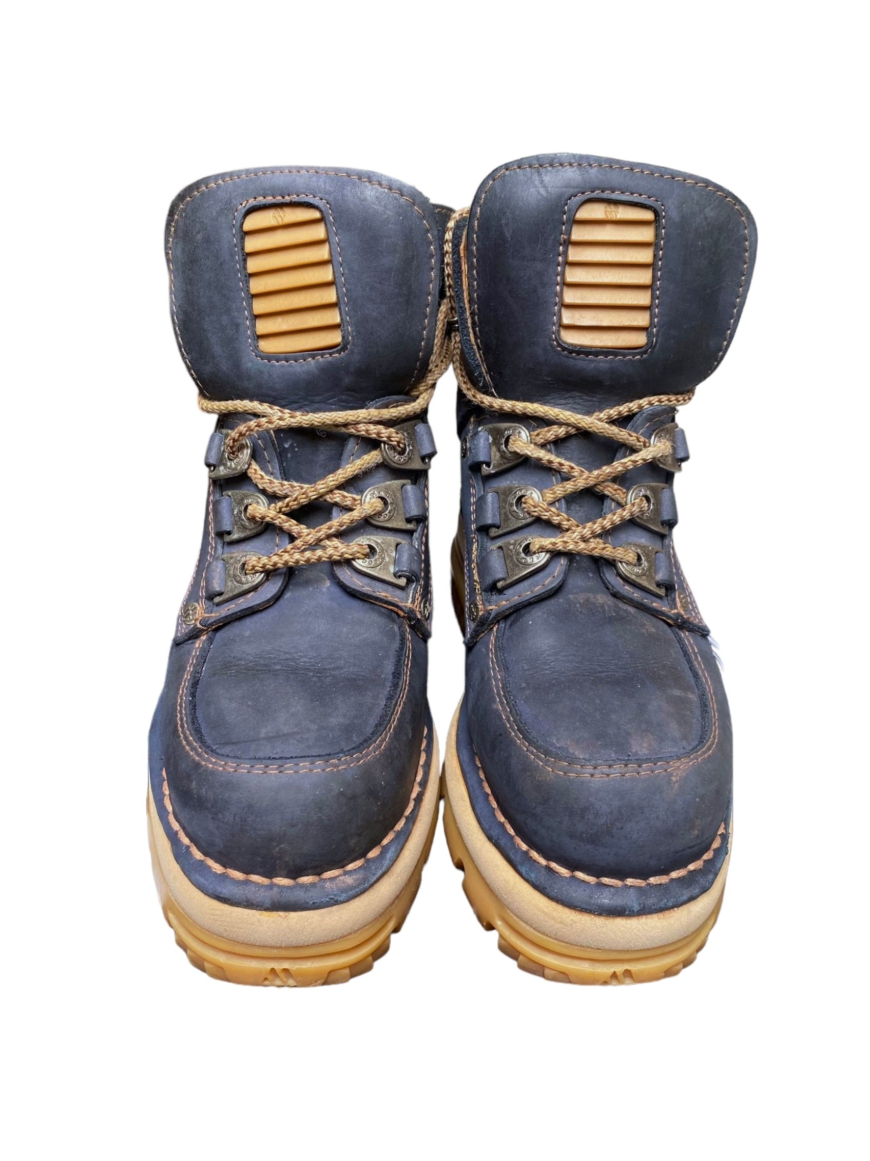 Vintage New Rock platform leather boots size 38