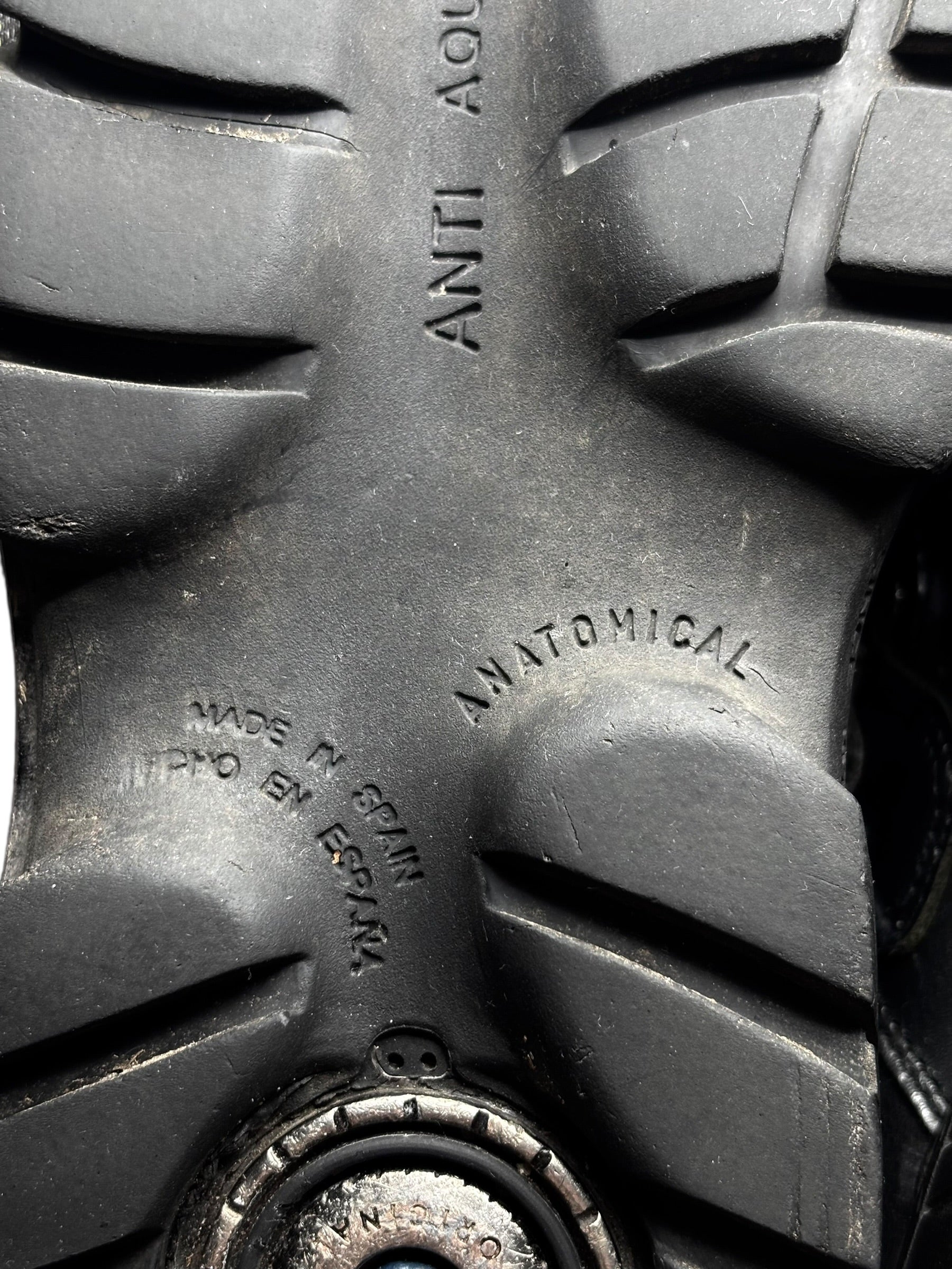 Vintage New Rock grey trailer platform boots size 45