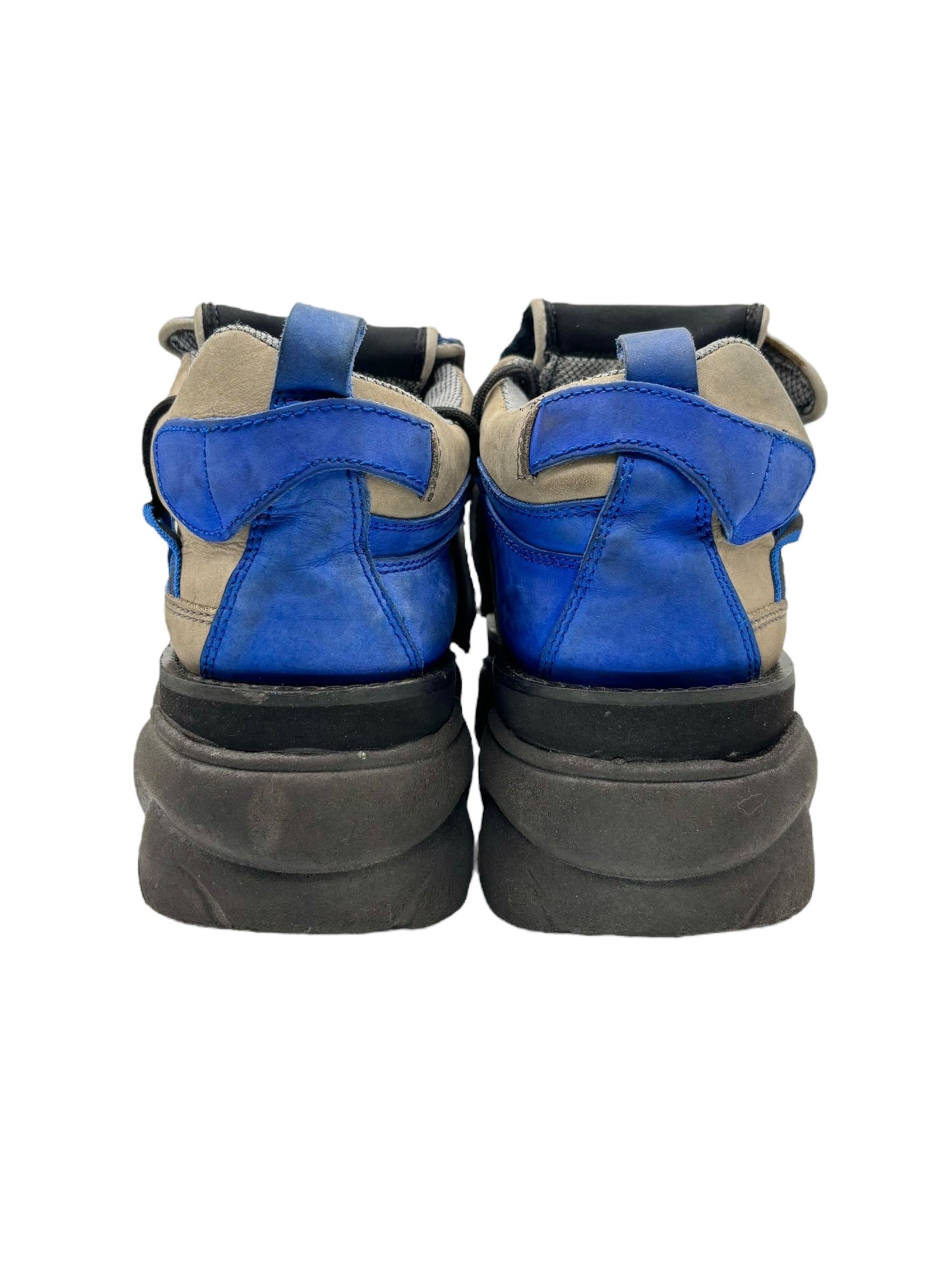 Swear London street mix blue platform boots Size 38 size 38