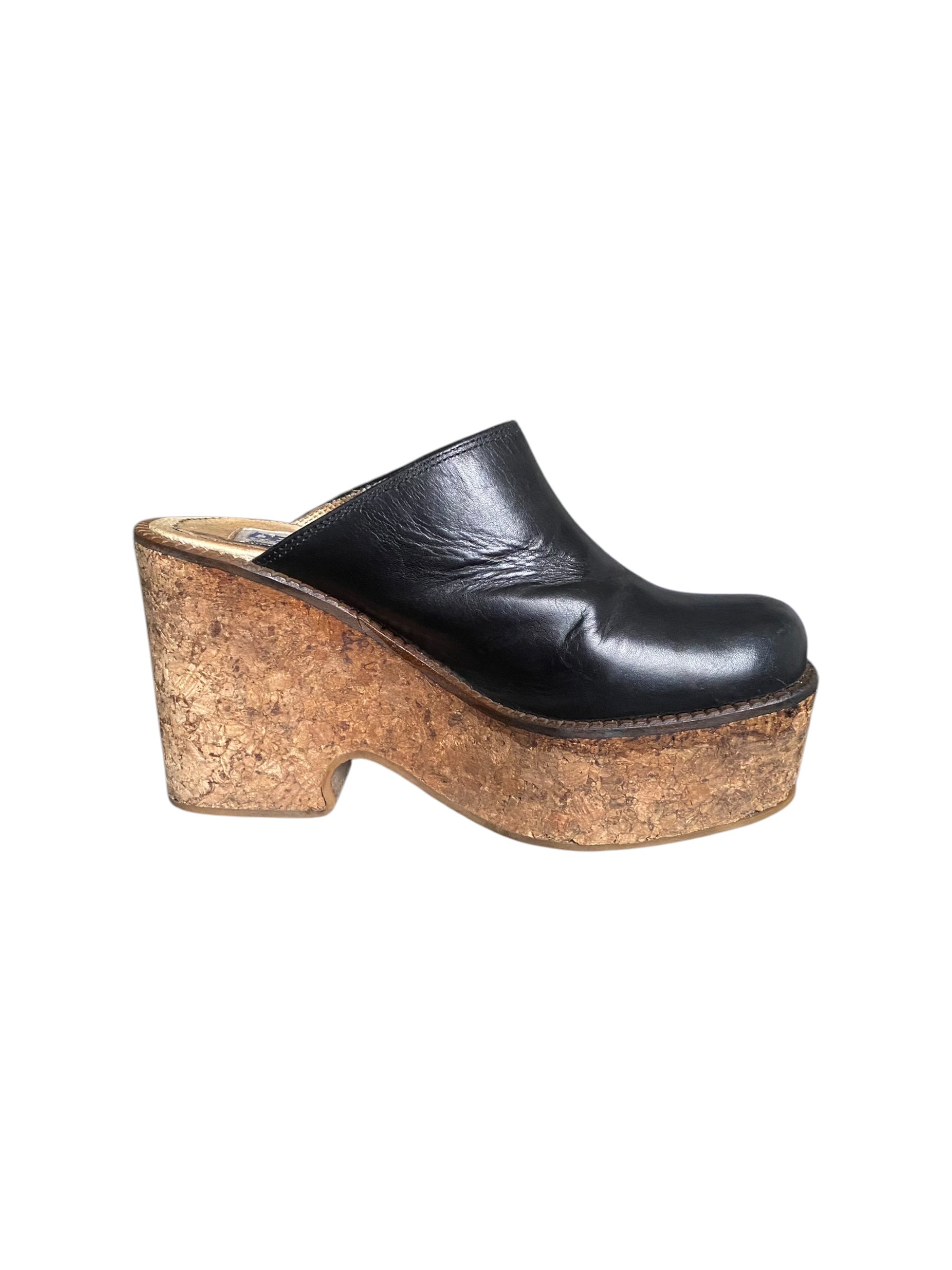 Vintage Destroy leather mules size 36