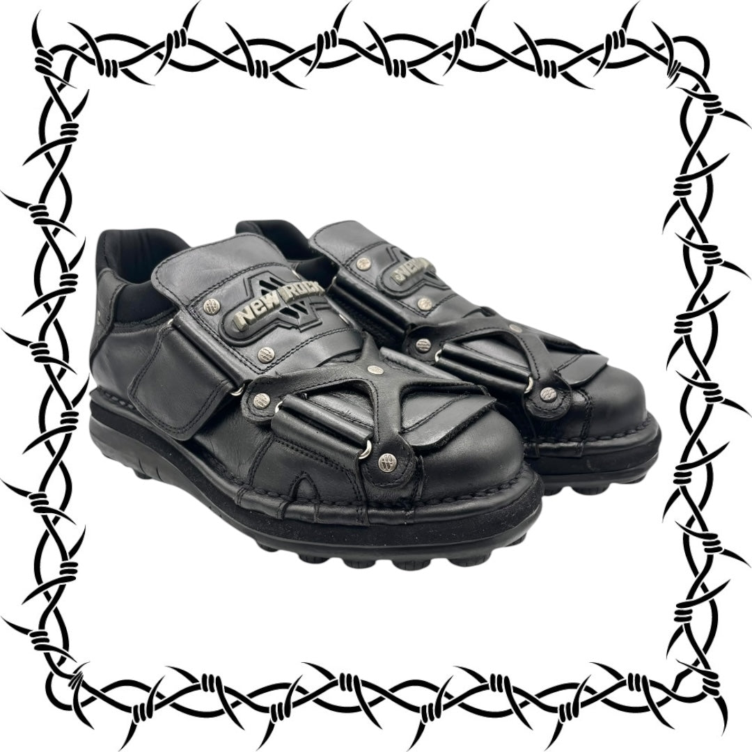 Vintage New Rock leather sneakers size 40