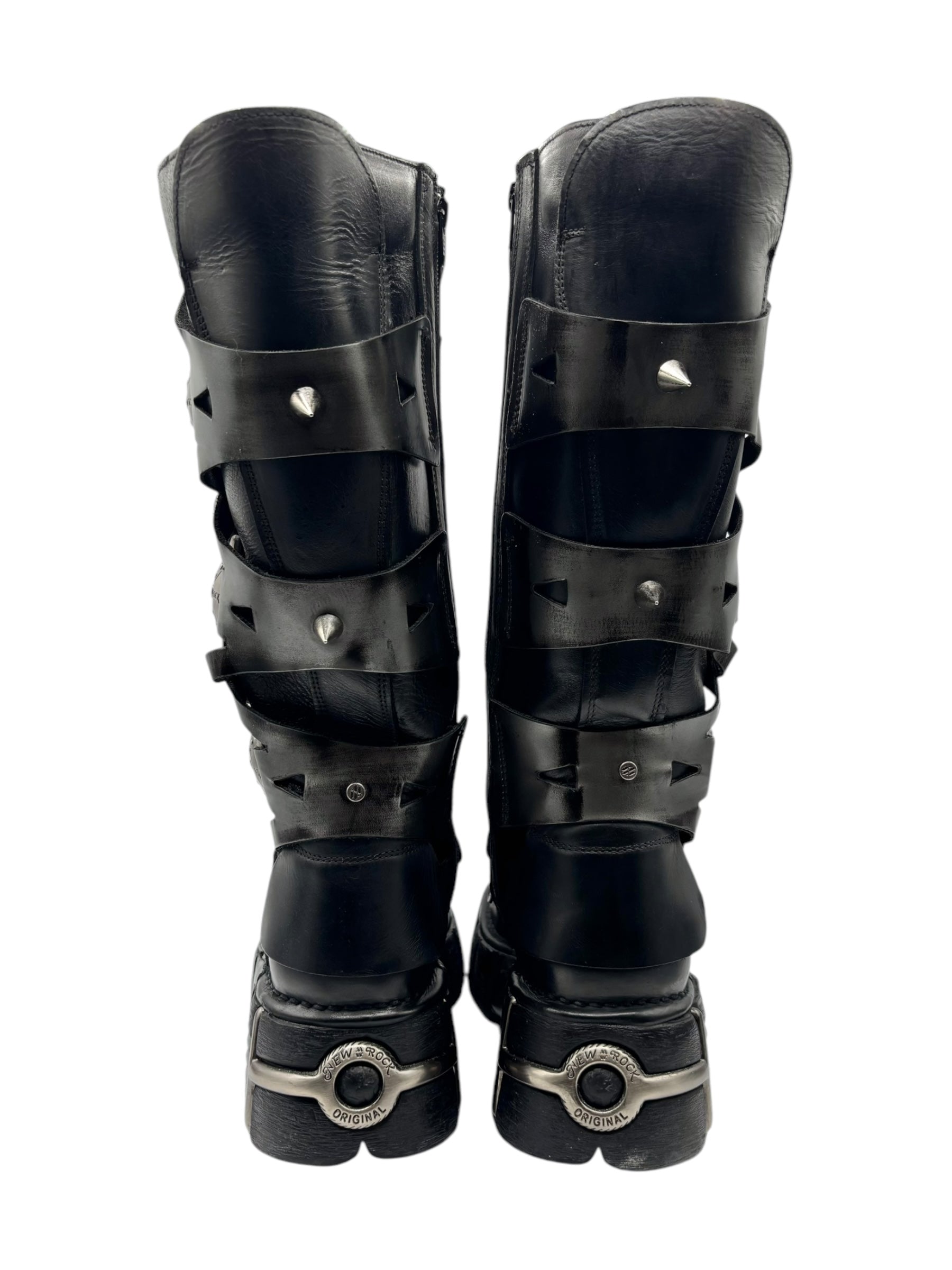 Vintage New Rock M-735-C10 knee high boots size 42