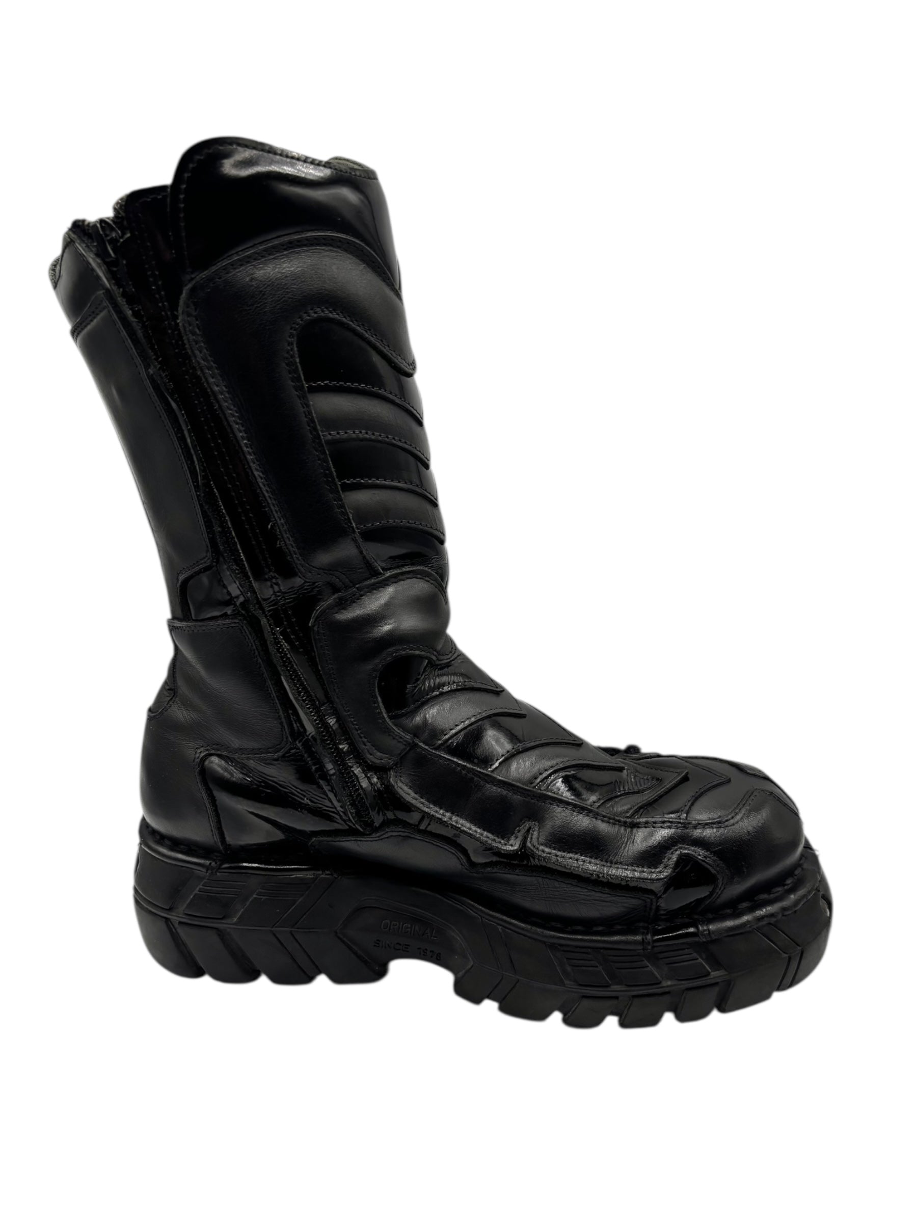 RARE vintage New Rock trailer platform boots size 40