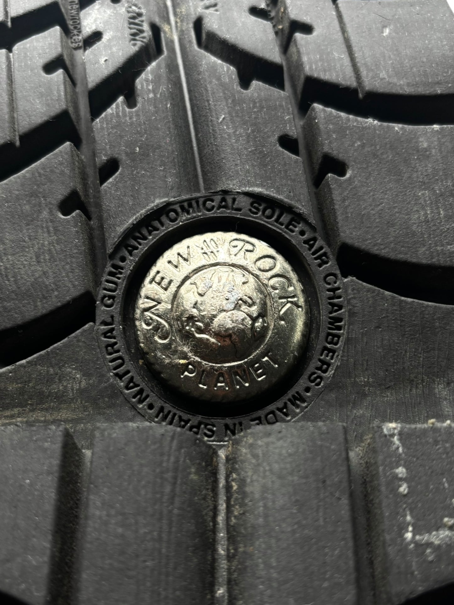 Vintage New Rock atom platform boots size 43