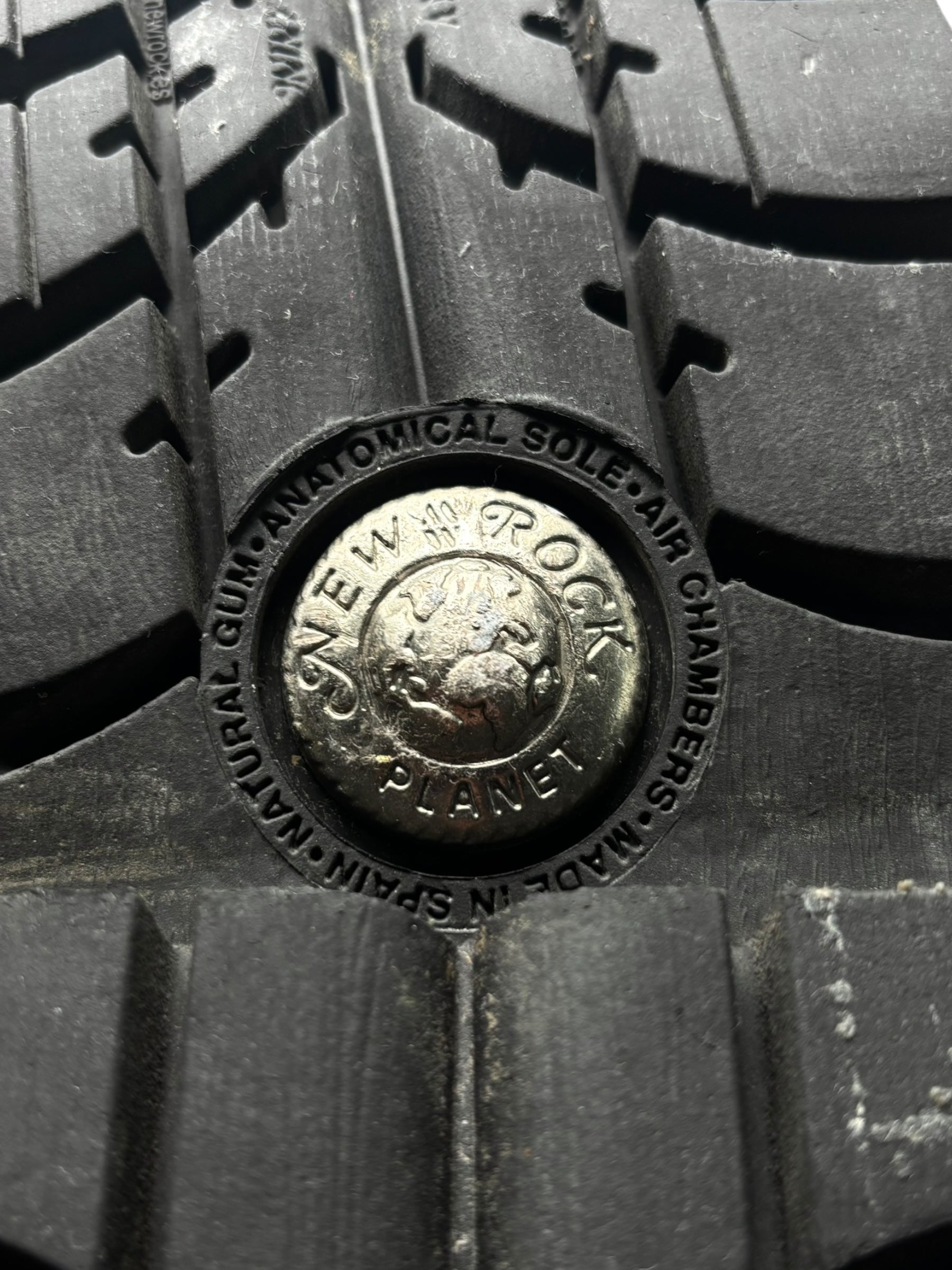 Vintage New Rock atom platform boots size 43