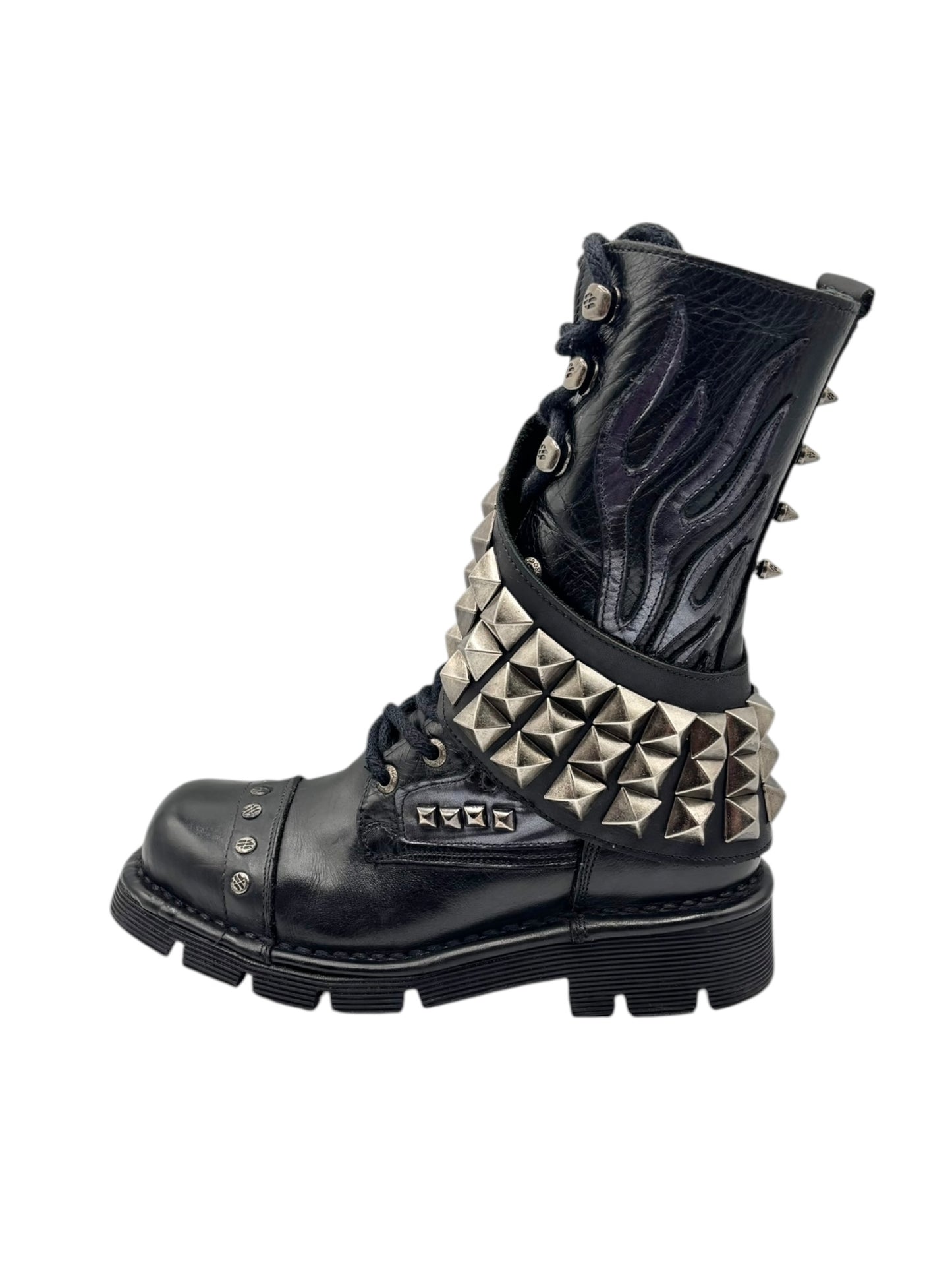 New Rock punk leather boots size 37