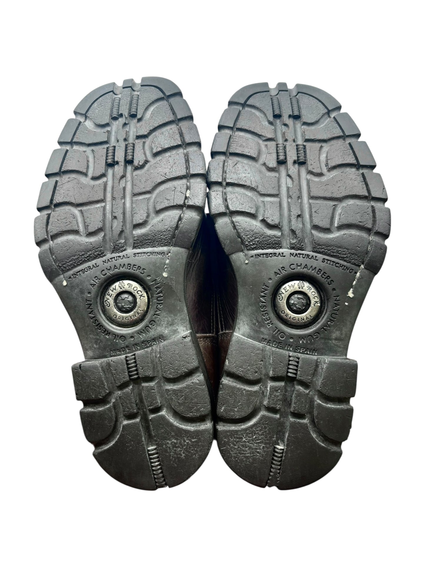 Vintage New Rock leather biker boots size 39