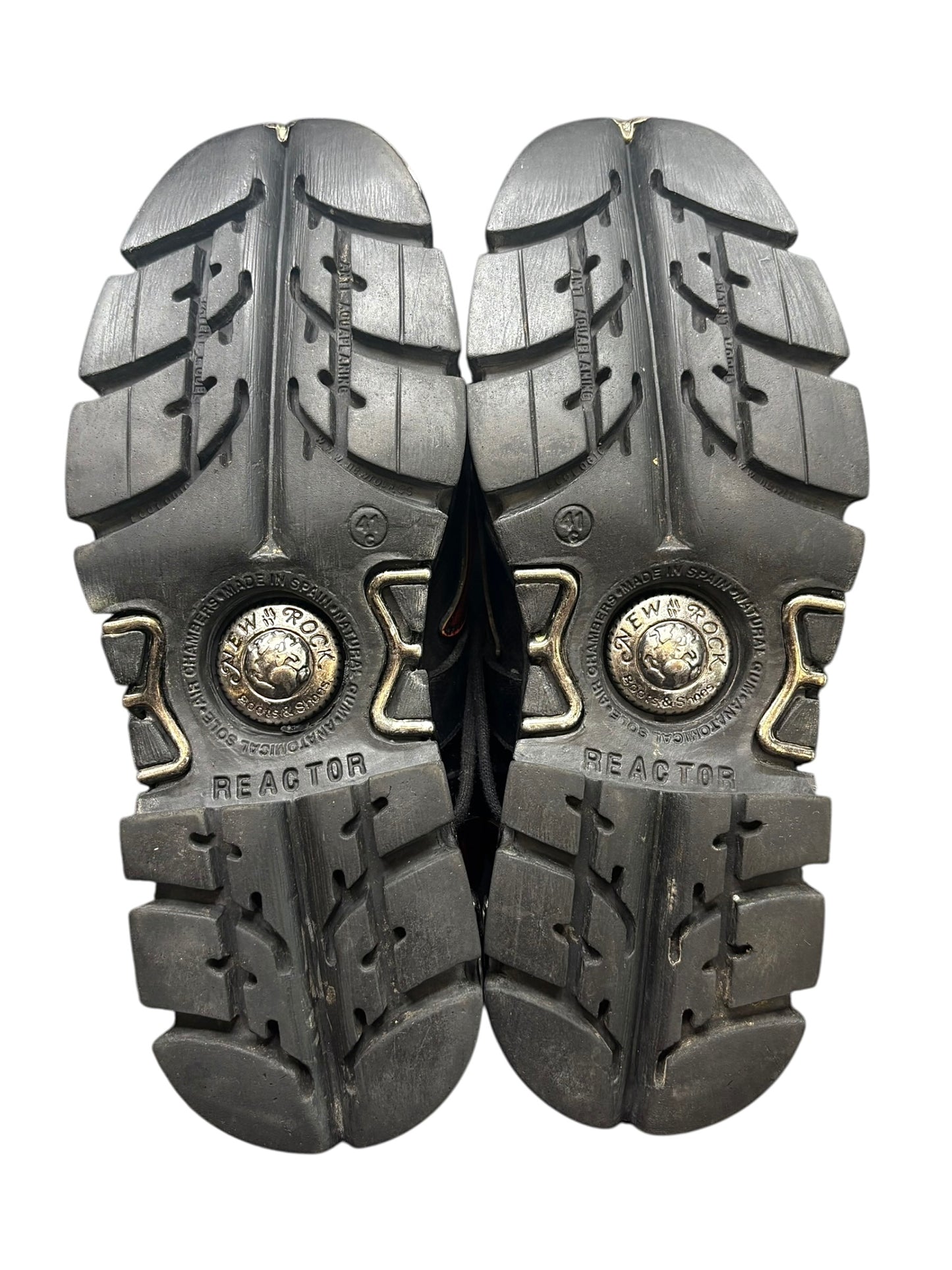 Vintage New Rock reactor flame boots size 38