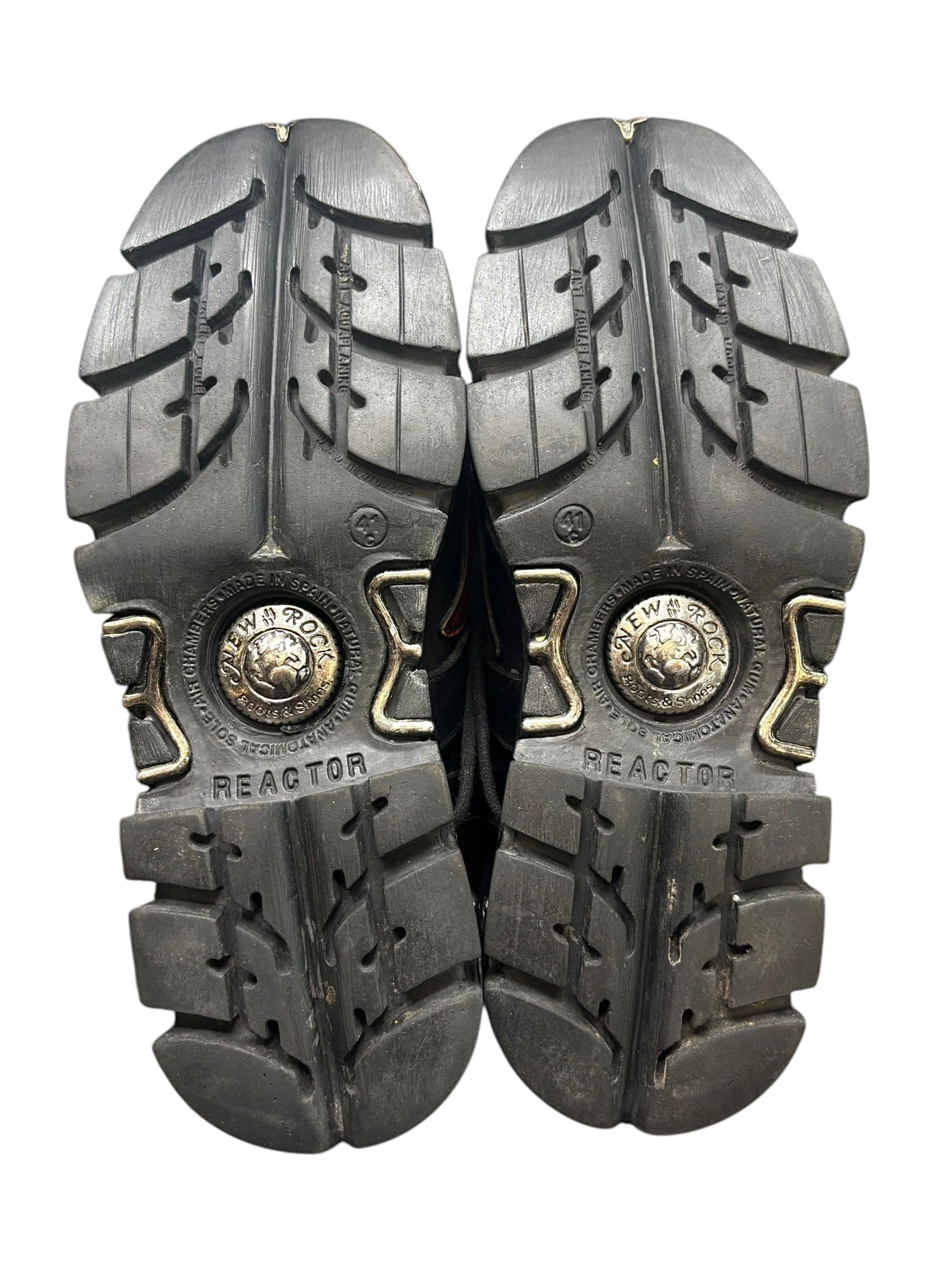 Vintage New Rock reactor flame boots size 38