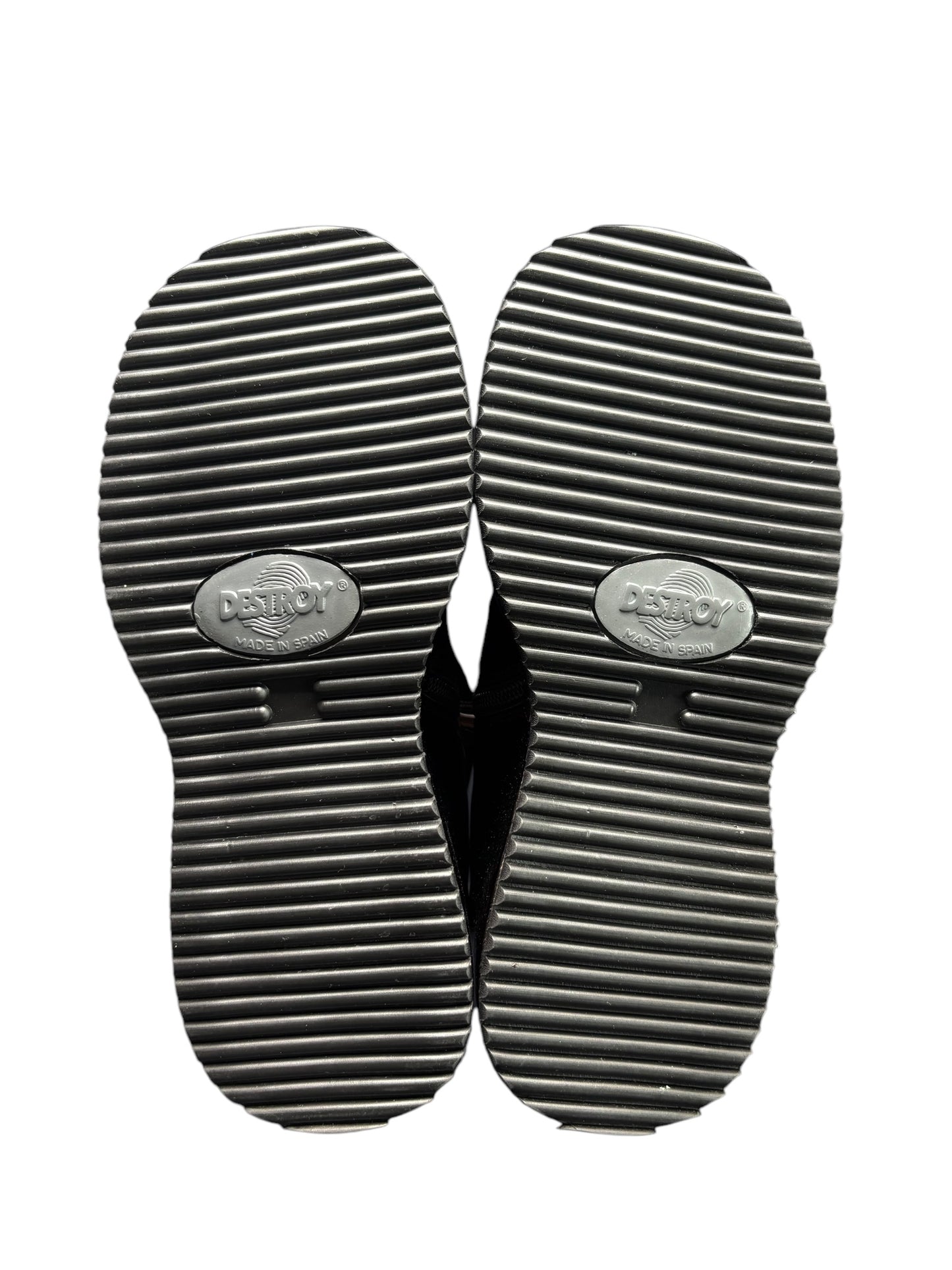 Vintage Destroy patent leather platform boots size 37